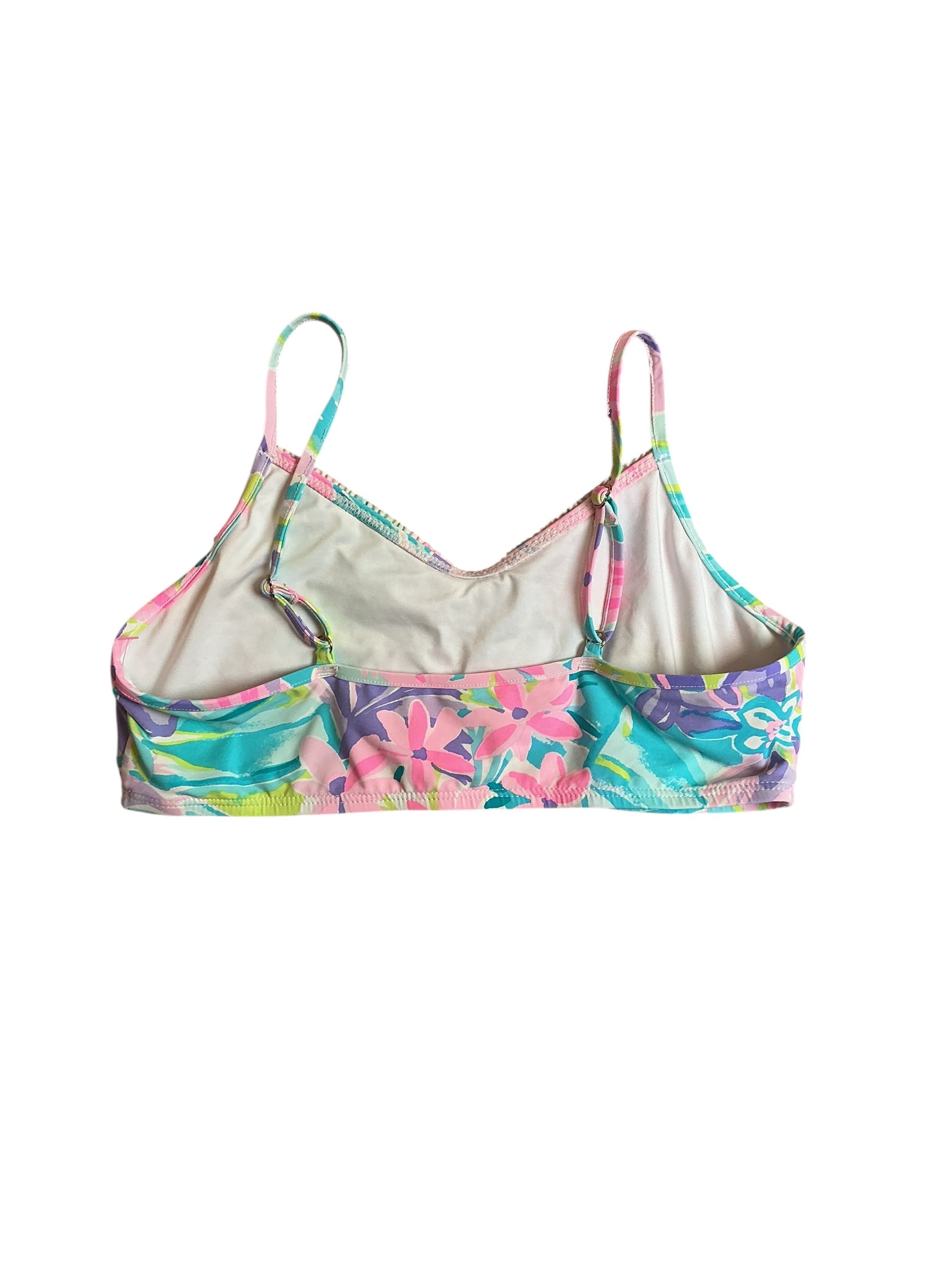 Lilly Pulitzer Kids Jessa Bandeau Youth Swim Top - Size 14