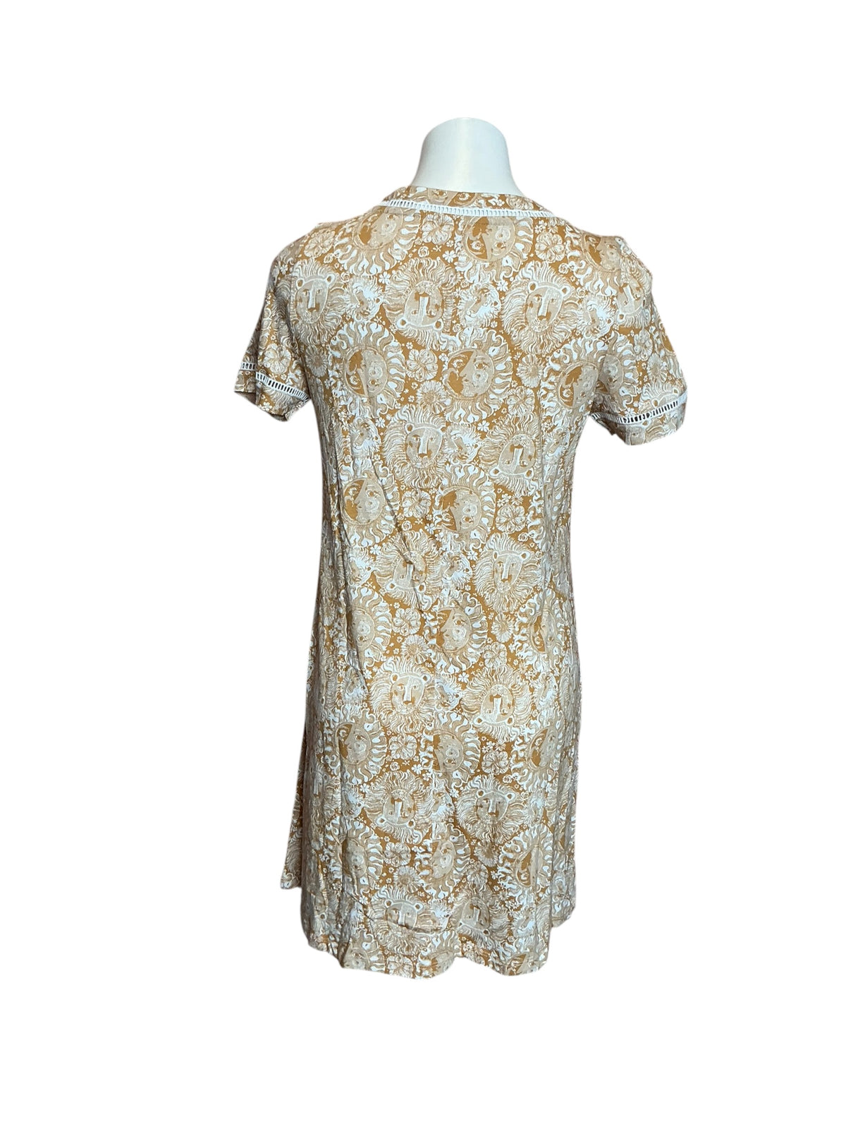 Lilly Pulitzer NWT Cody Short Sleeve Dress Iced Latte Lil Jim’s Stuff - Size S