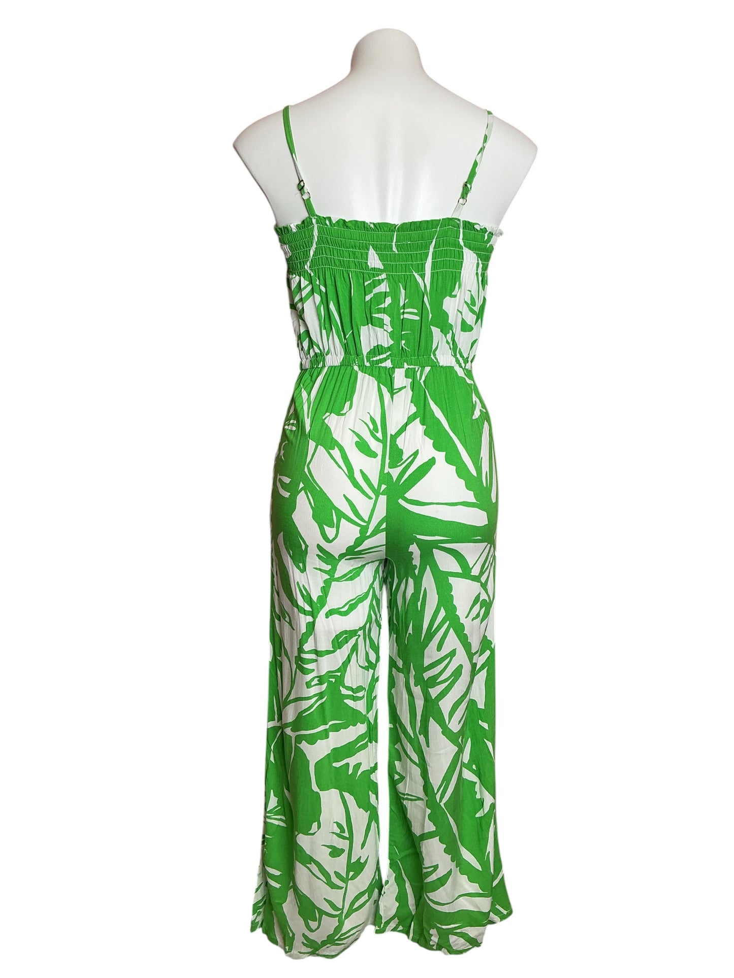 Lilly Pulitzer Wide Leg Jumpsuit Boom Boom Green - Size L