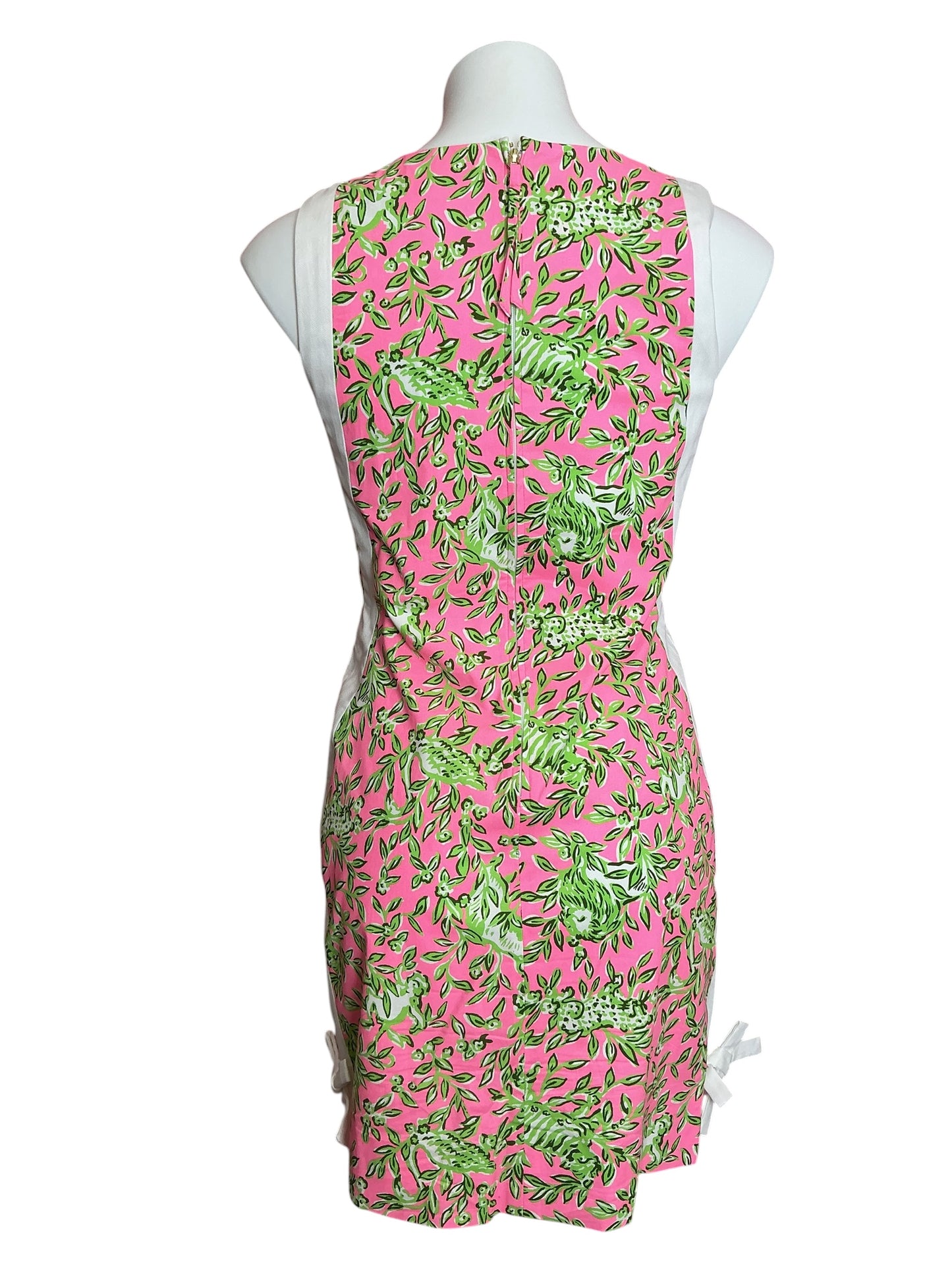 Lilly Pulitzer Beckler Stretch Shift Rousseau Pink Mane Character Energy - Size 0