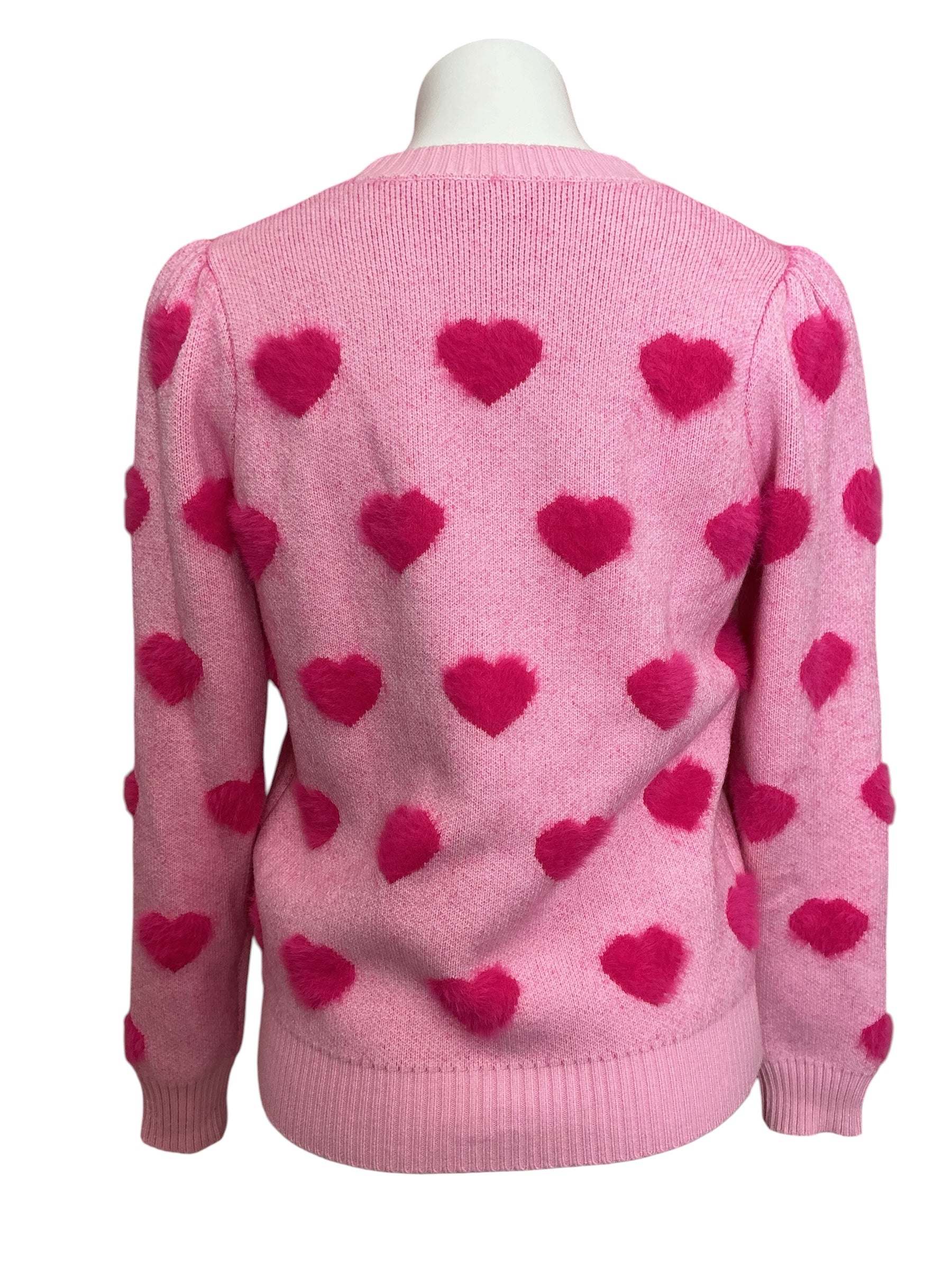 Lilly Pulitzer Keane Cardigan Mandevilla Baby Hearts Jacquard - Size S