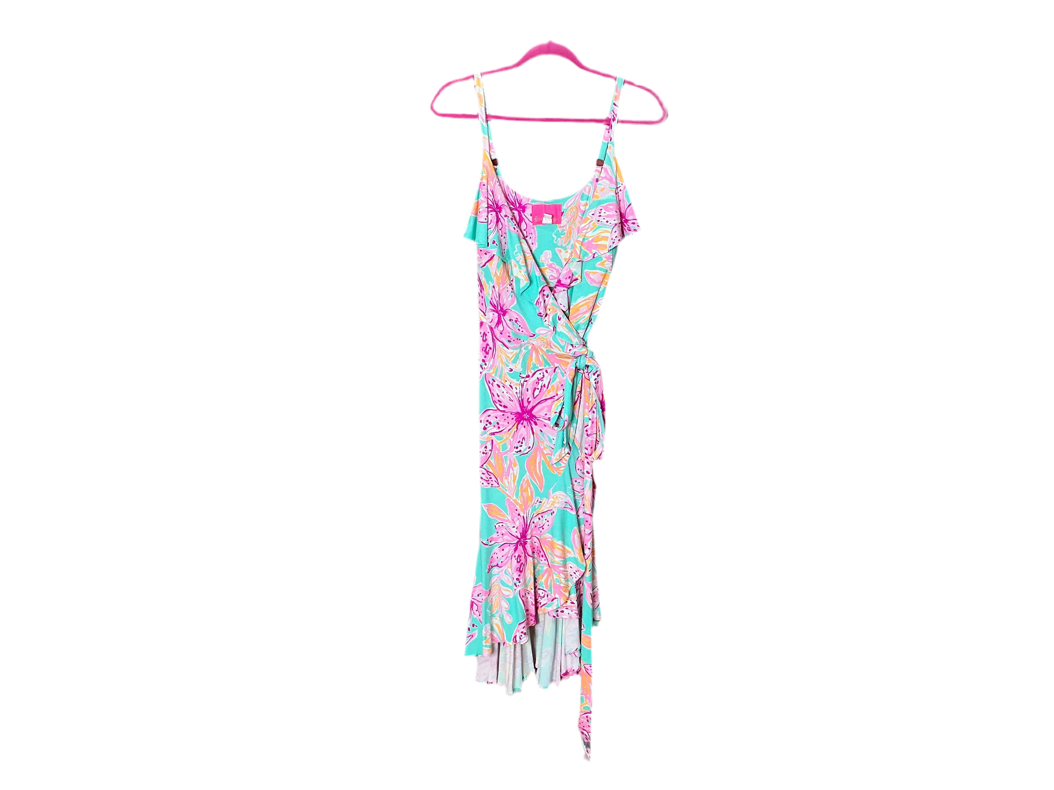 Lilly Pulitzer Fontaine Wrap Dress Size M