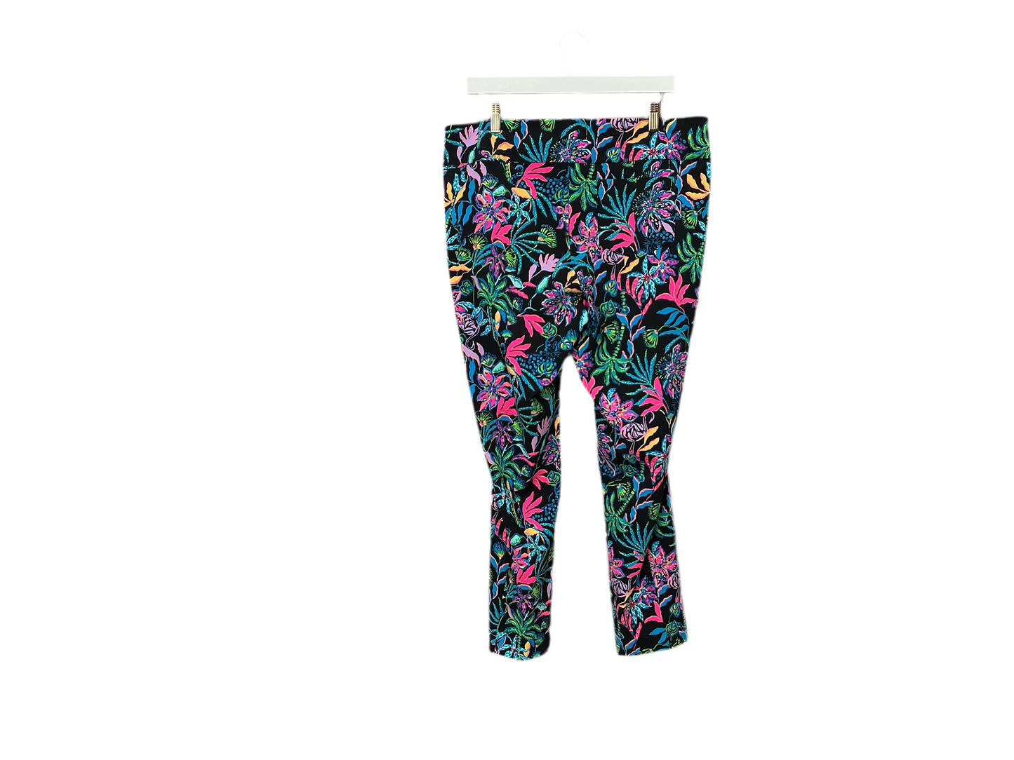 Lilly Pulitzer NWT Corso Pant UPF 50+ Paraside Glow Gulf - Size 16