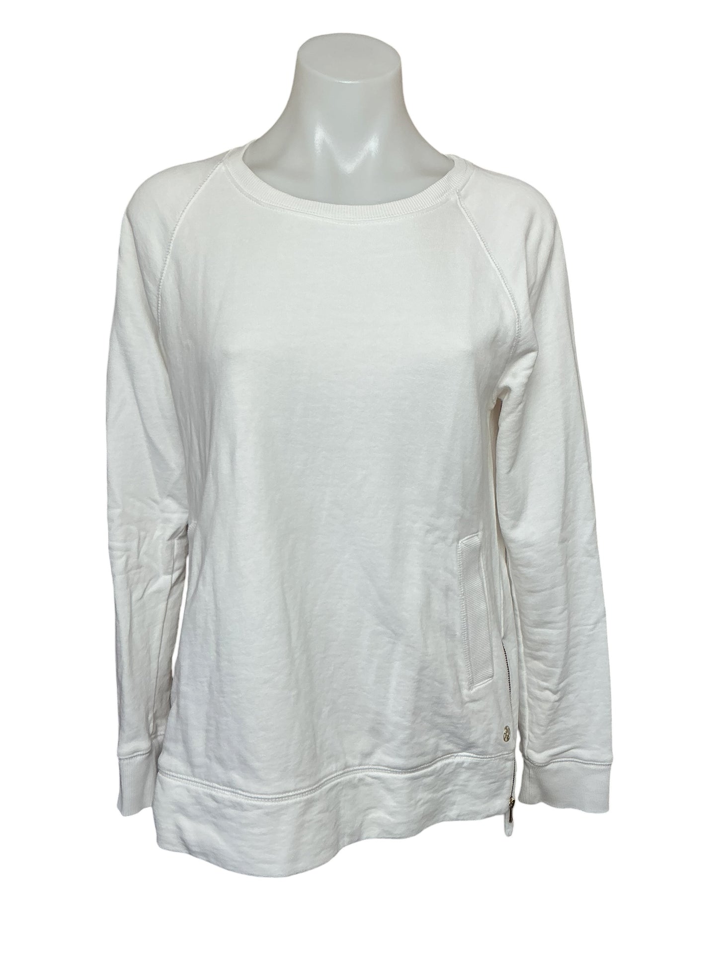 Lilly Pulitzer Luxletic Beach Comber Pullover - Resort White - Size S