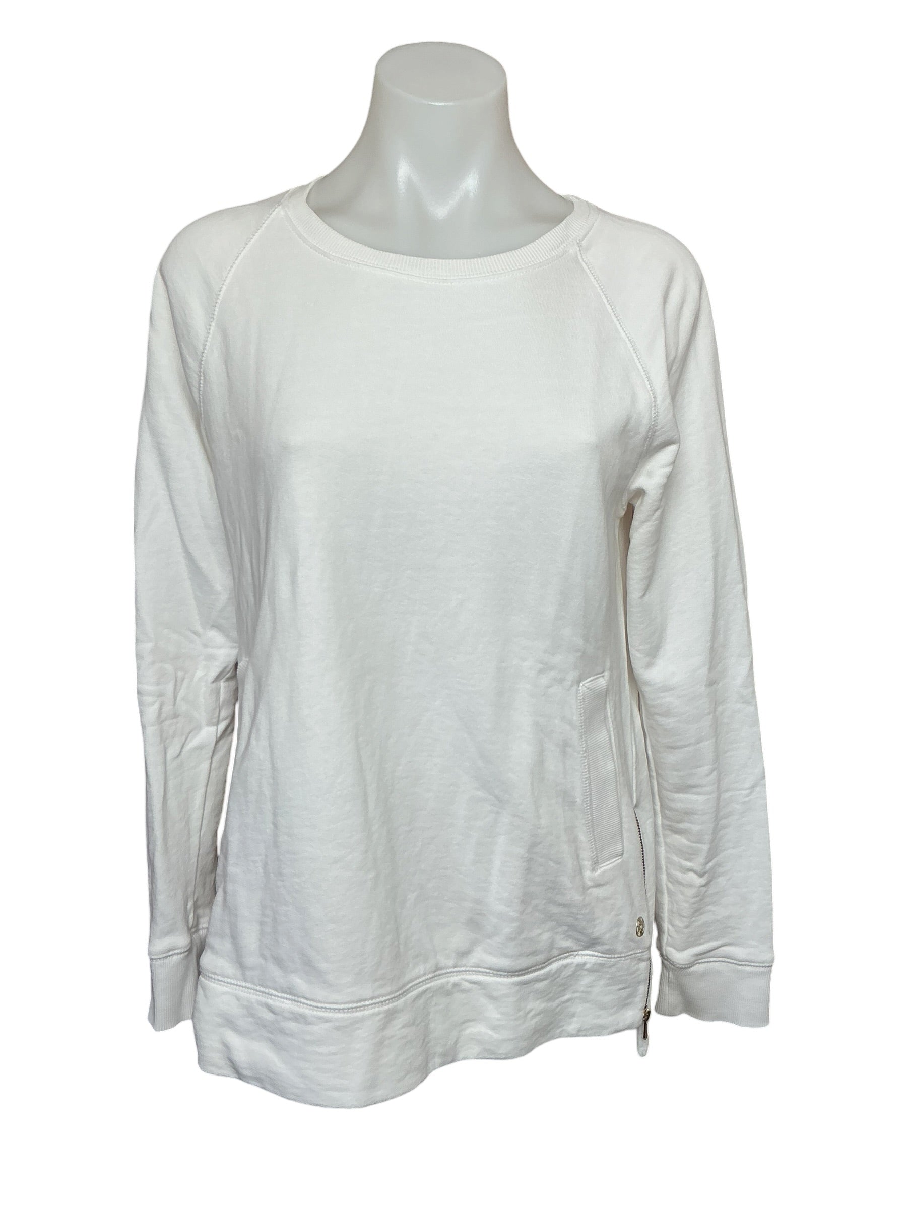 Lilly Pulitzer Luxletic Beach Comber Pullover - Resort White - Size S