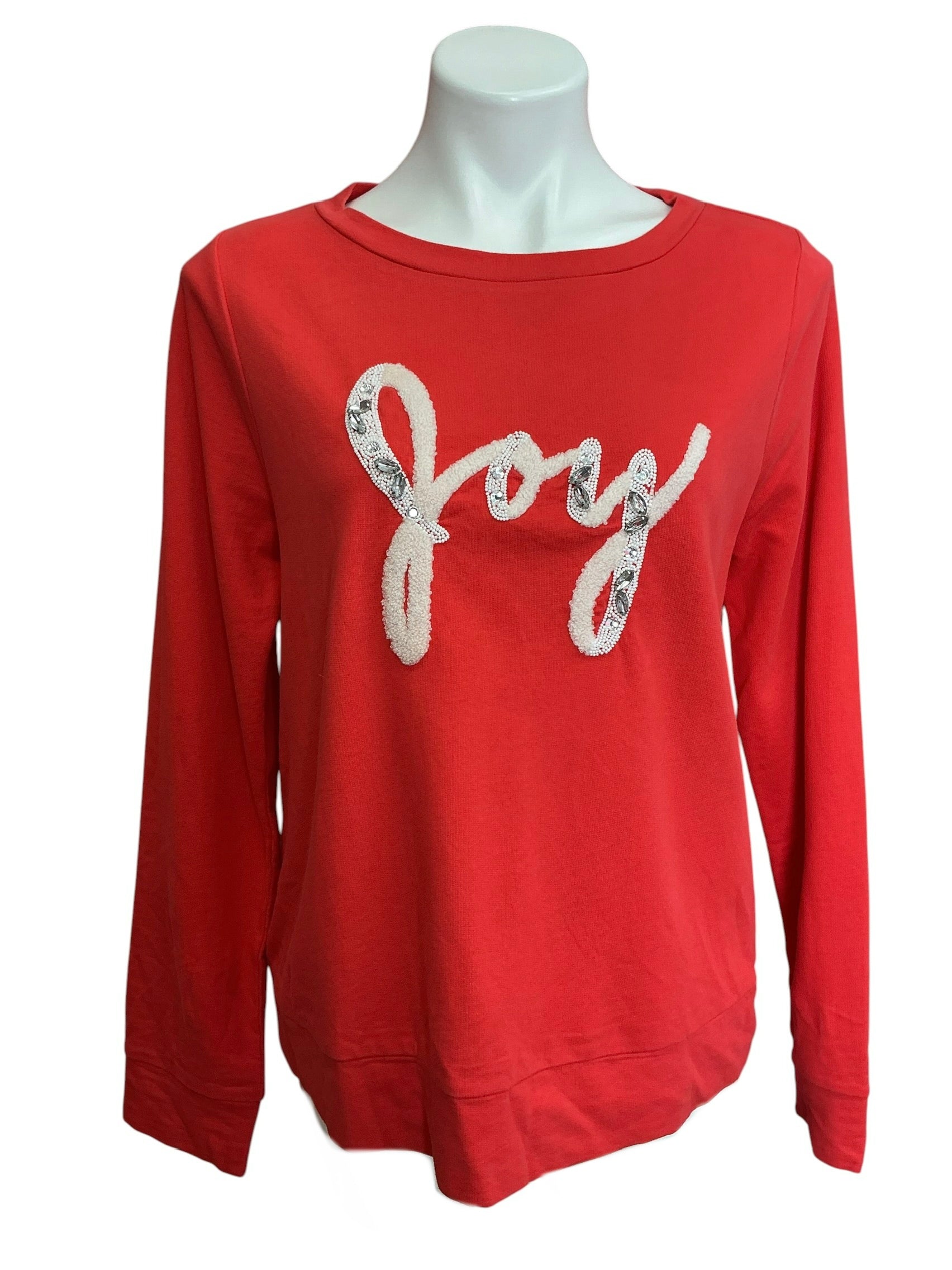 Lilly Pulitzer Rami Sweatshirt Mizner Red Coconut Joy - Size M