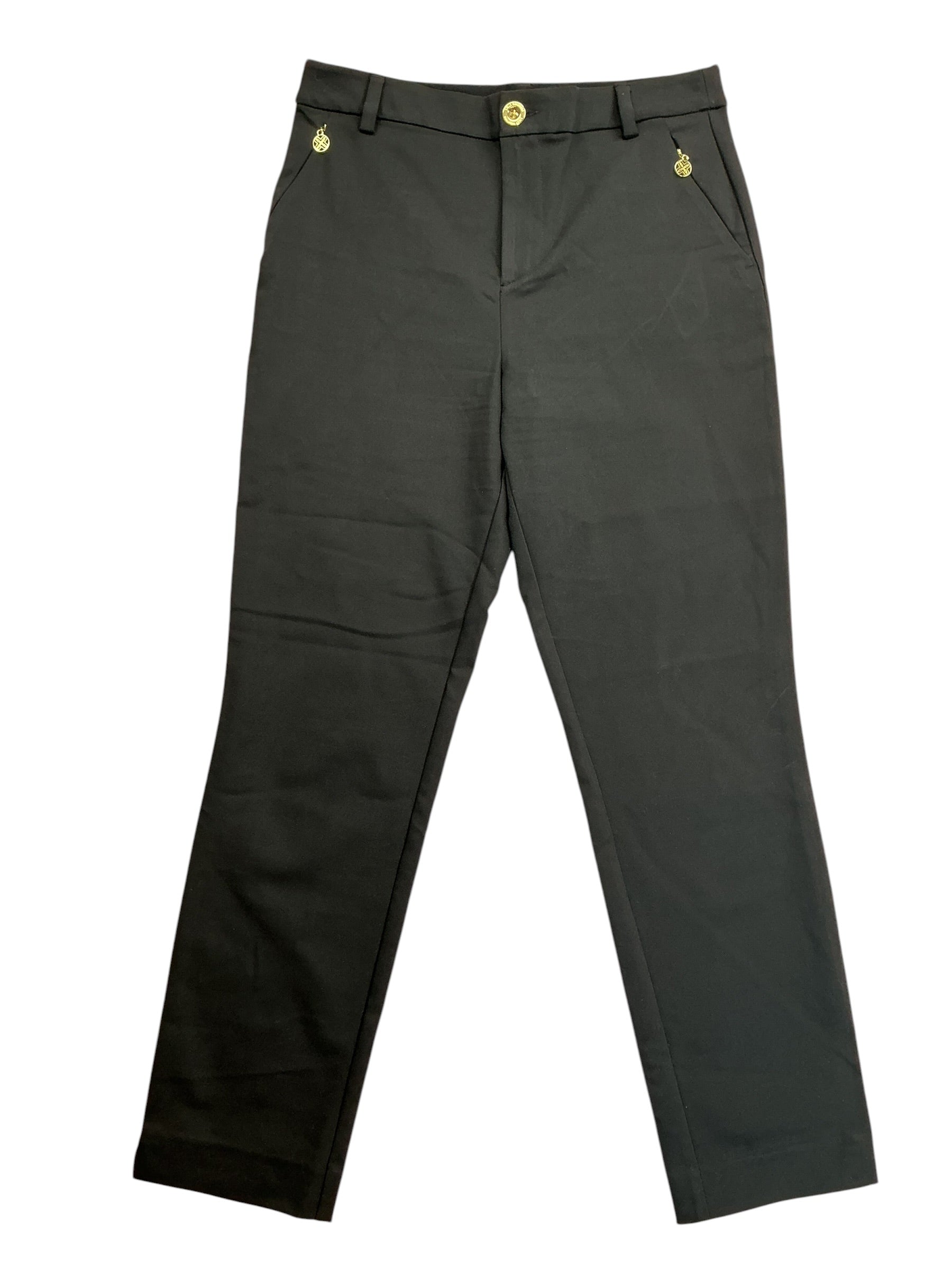 Lilly Pulitzer Ana High Rise Pants Noir Black - Size 6