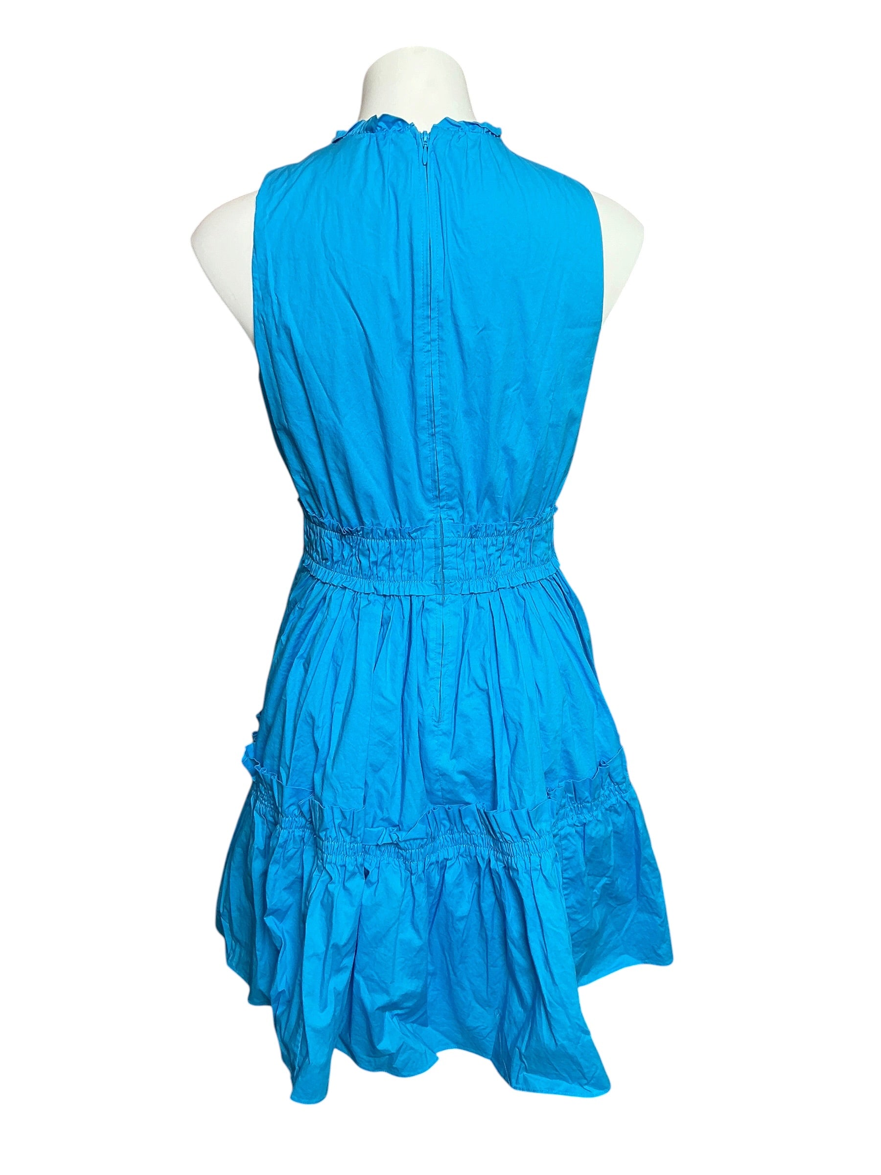 Lilly Pulitzer Elina Stretch Cotton Dress Cumulus Blue - Size 6