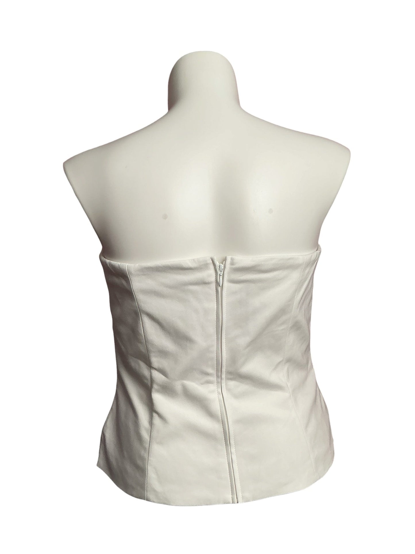 Lilly Pulitzer- Danneel Strapless Top Resort White Size 14
