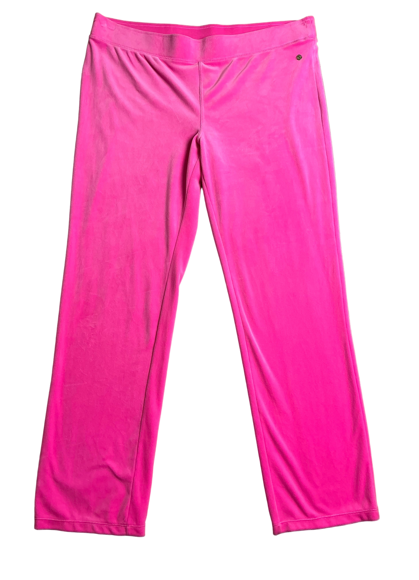 Lilly Pulitzer Jordynne Velour Pants Berry Soirée - Size XXL