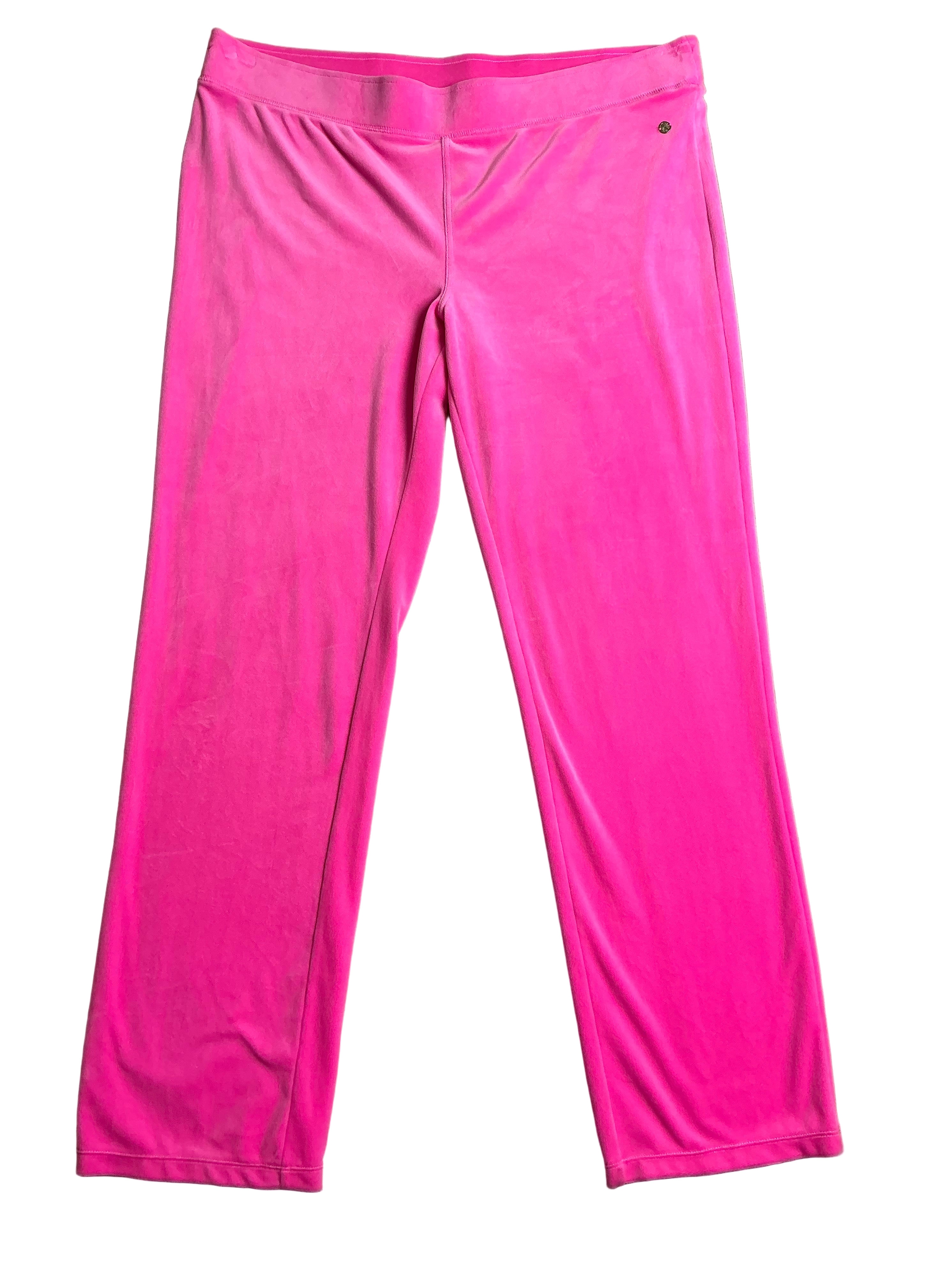 Lilly Pulitzer Jordynne Velour Pants Berry Soirée - Size XXL