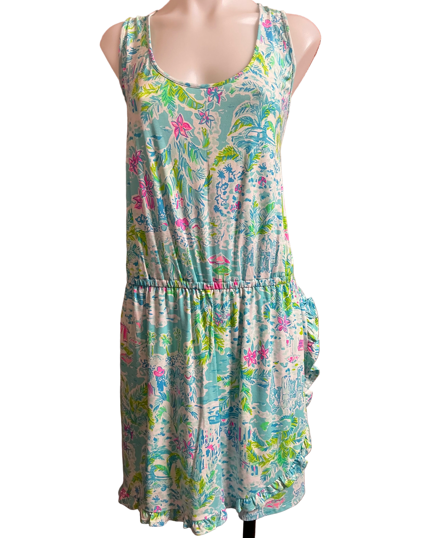 Lilly Pulitzer NWT Analee Romper Multi What A Lovely Place - Size XL