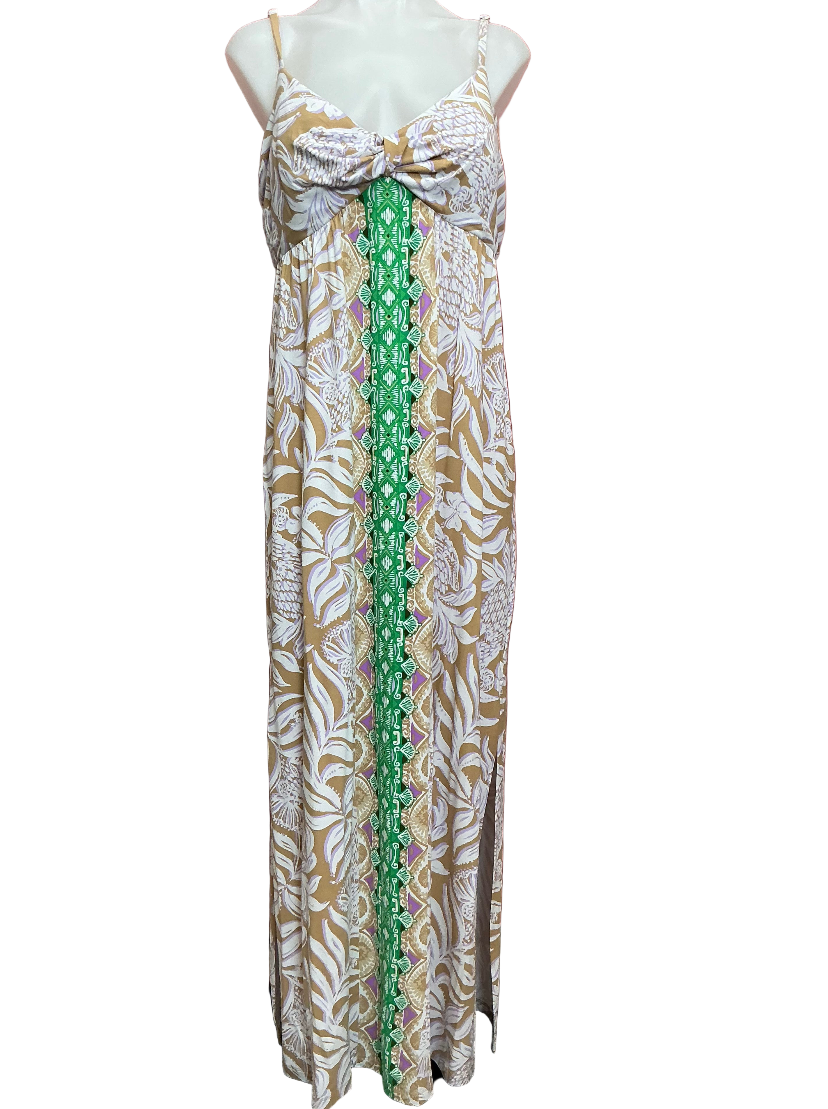 Lilly Pulitzer NWT Floralie Maxi Dress Multi Bon Vivants Engineered - Size 16