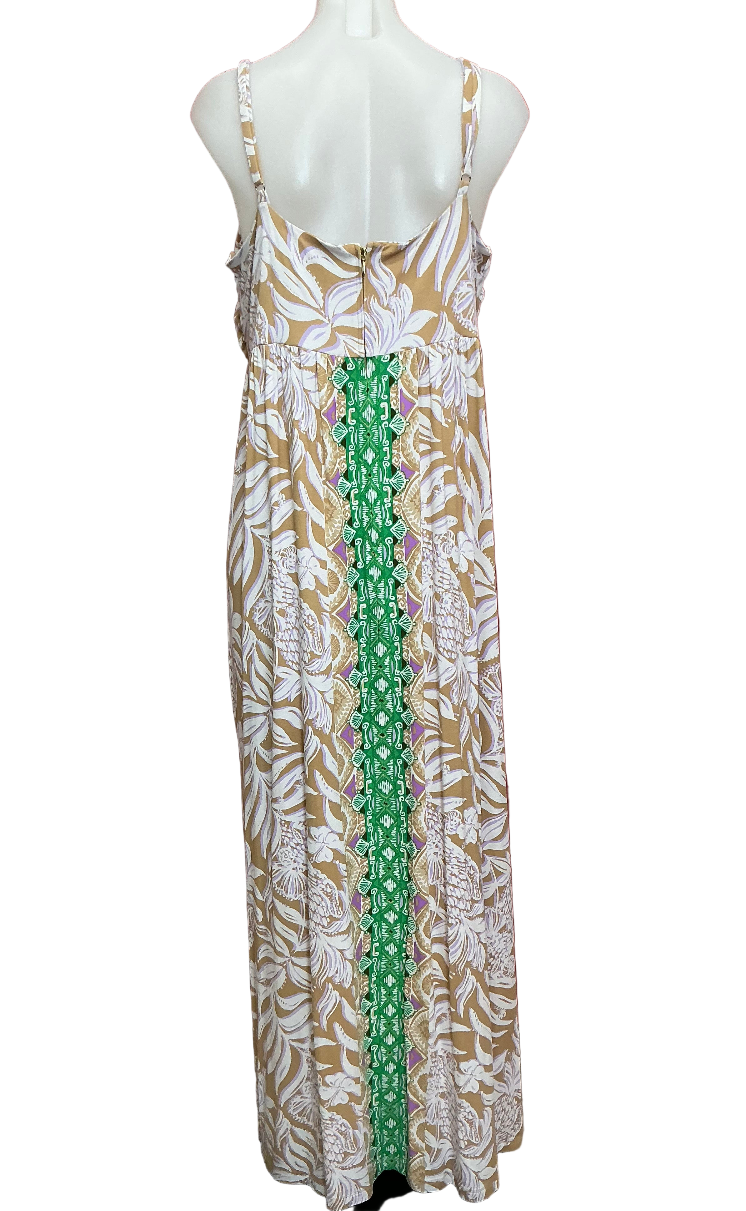 Lilly Pulitzer NWT Floralie Maxi Dress Multi Bon Vivants Engineered - Size 16