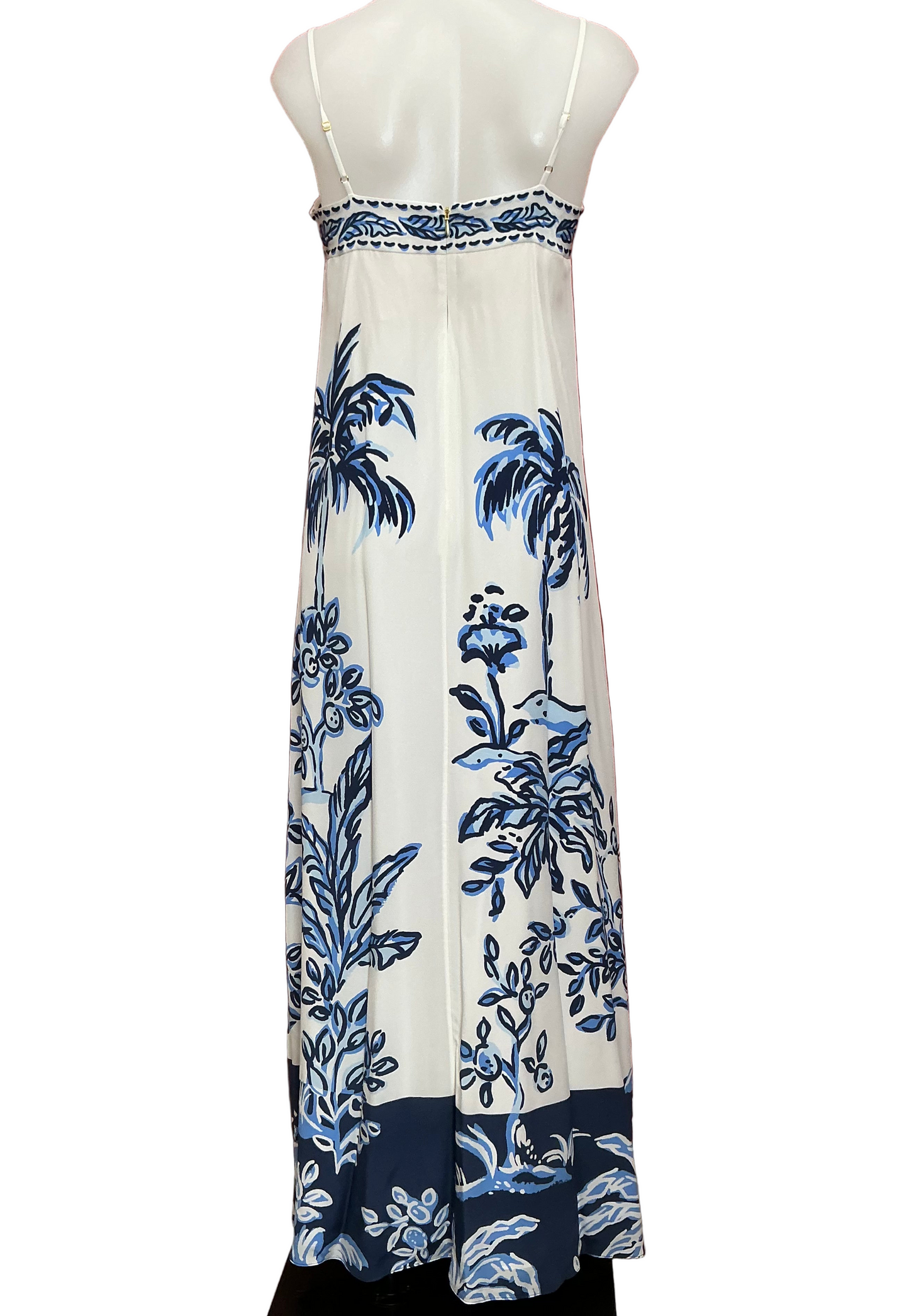 Lilly Pulitzer NWT Jesslyn Silk Maxi Slip Dress Resort White Oversized Tall Tales Engineered Maxi Dress - Size 00