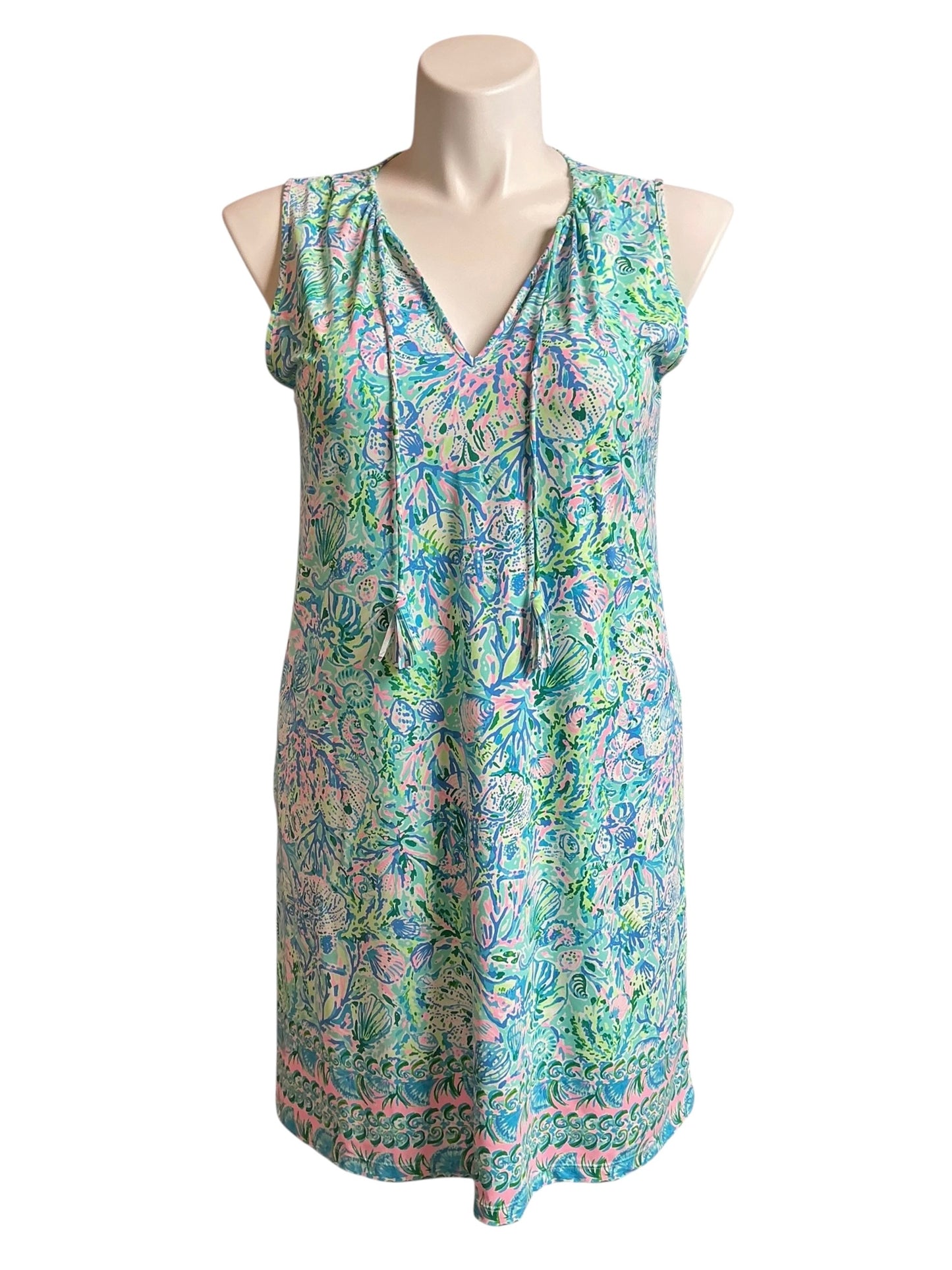 Lilly Pulitzer Johana Cover-Up Shift Dress Soleil It On Me - Size L