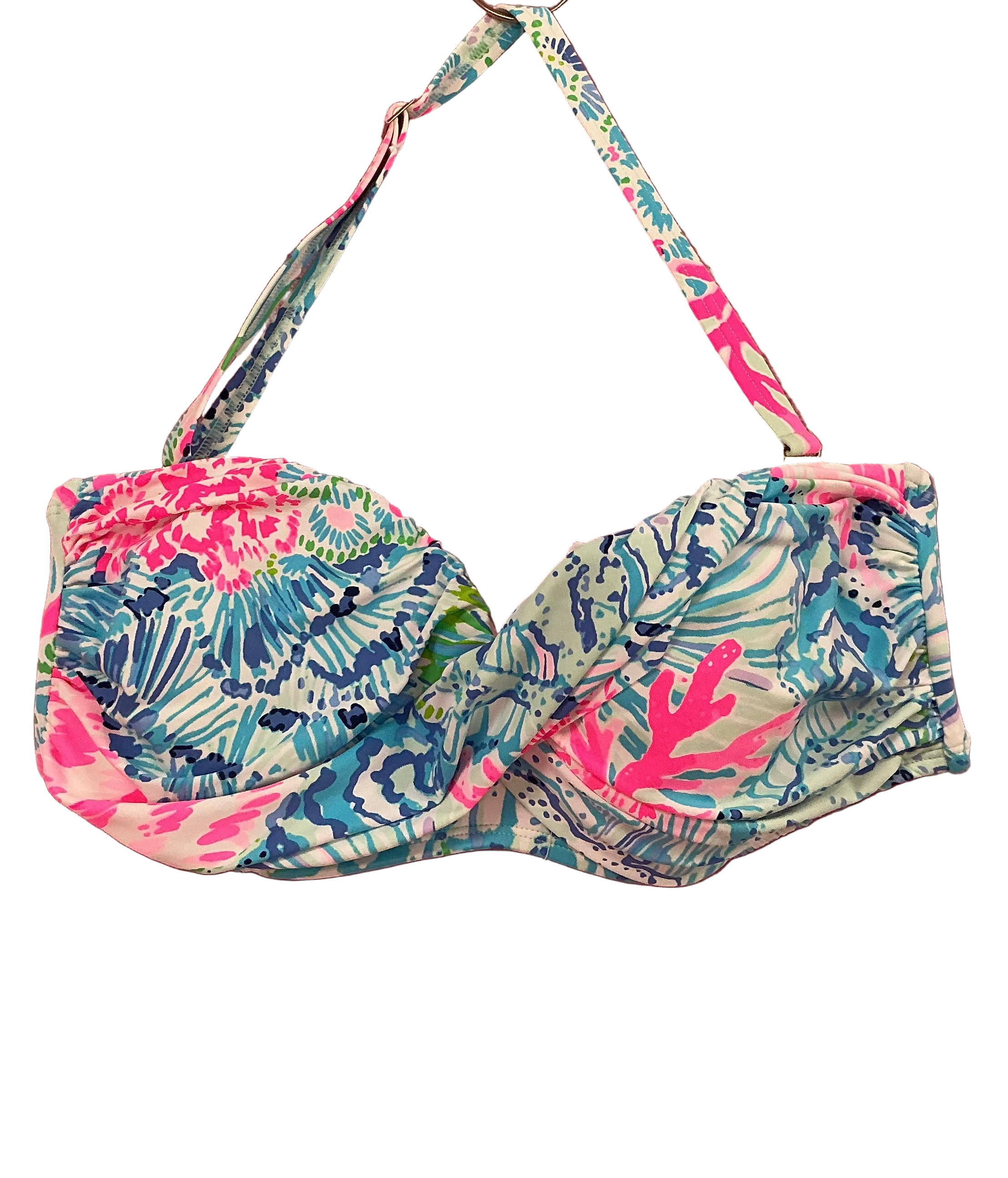 Lilly Pulitzer NWT - Caytwist Bandeau - Multi Sink Or Swim - Size 8