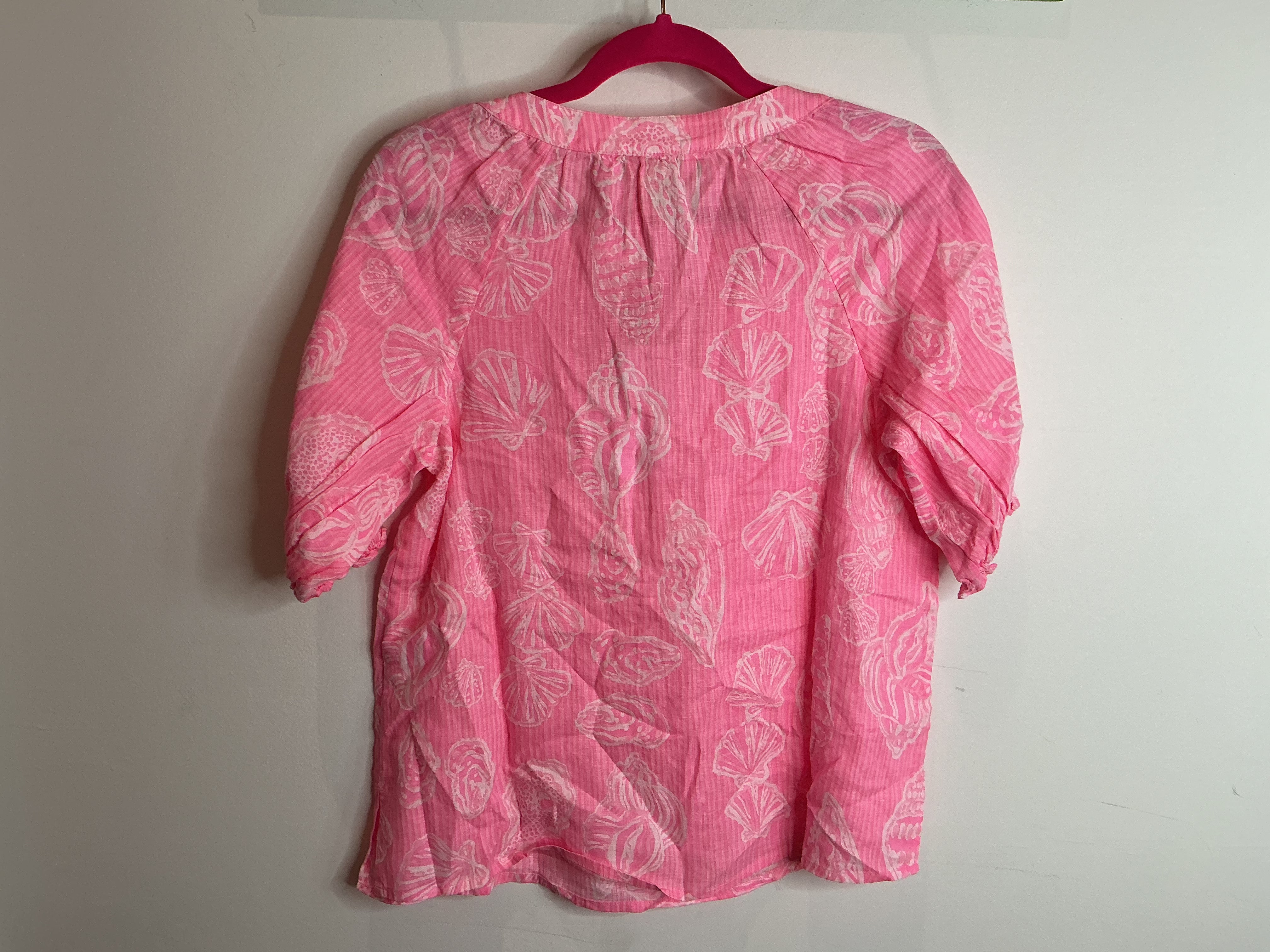 Lilly Pulitzer NWT - Carpina Top - Rousseau Pink Cool As Shell - Size XS