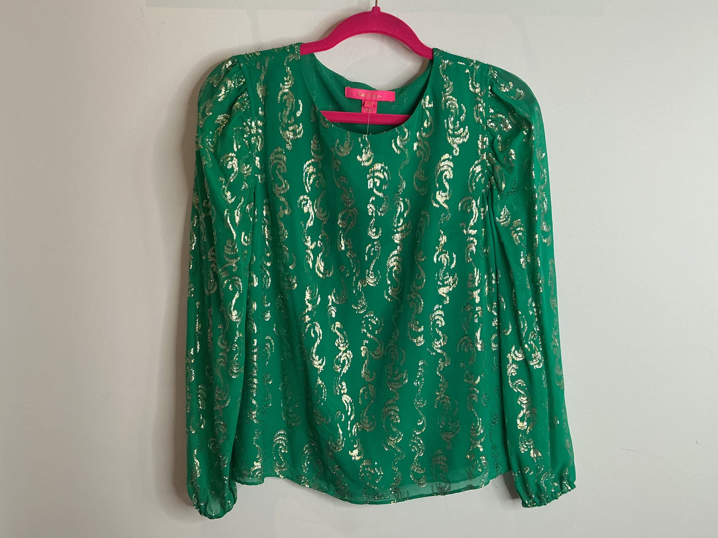 Lilly Pulitzer Long Sleeve Top - Size XS