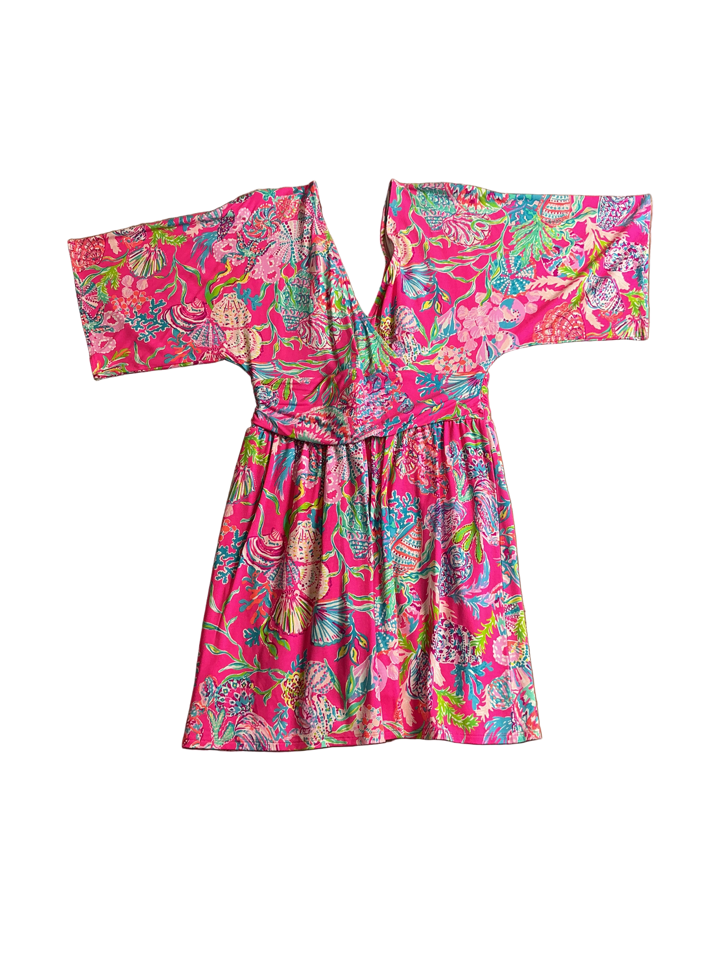 Lilly Pulitzer NWT Parigi Skort Romper Pink Isle Shell Me Into Something Good - Size M