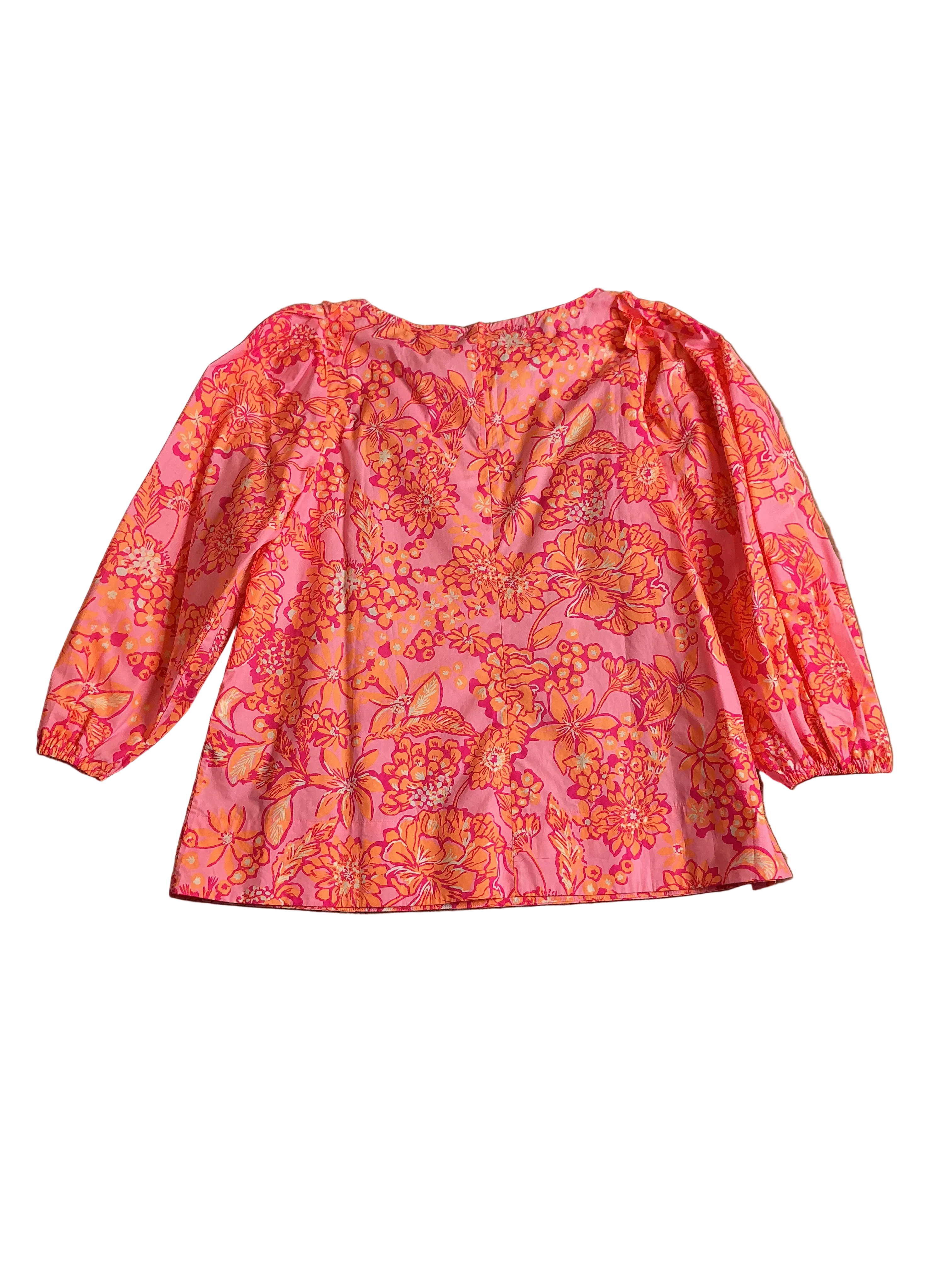 Lilly Pulitzer NWT Barbara 3/4 Sleeve Cotton Top Mandevilla Baby Days Bloom - Size XL