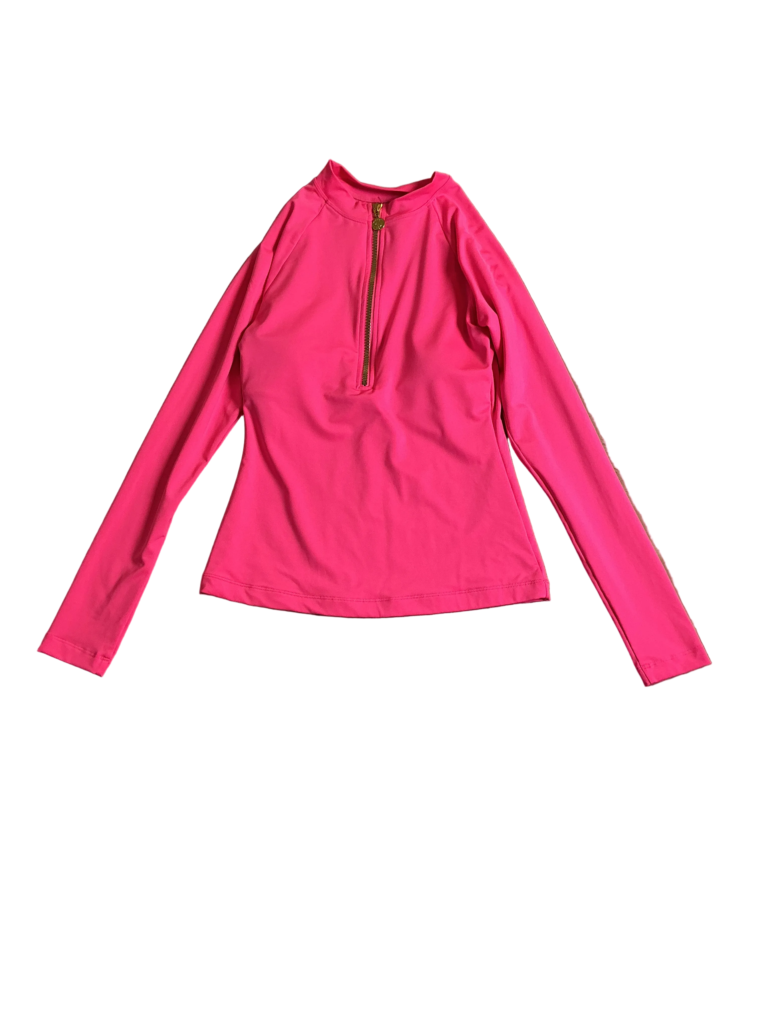 Lilly Pulitzer Nayte Rashguard Roxie Pink Swim Top - Size 4