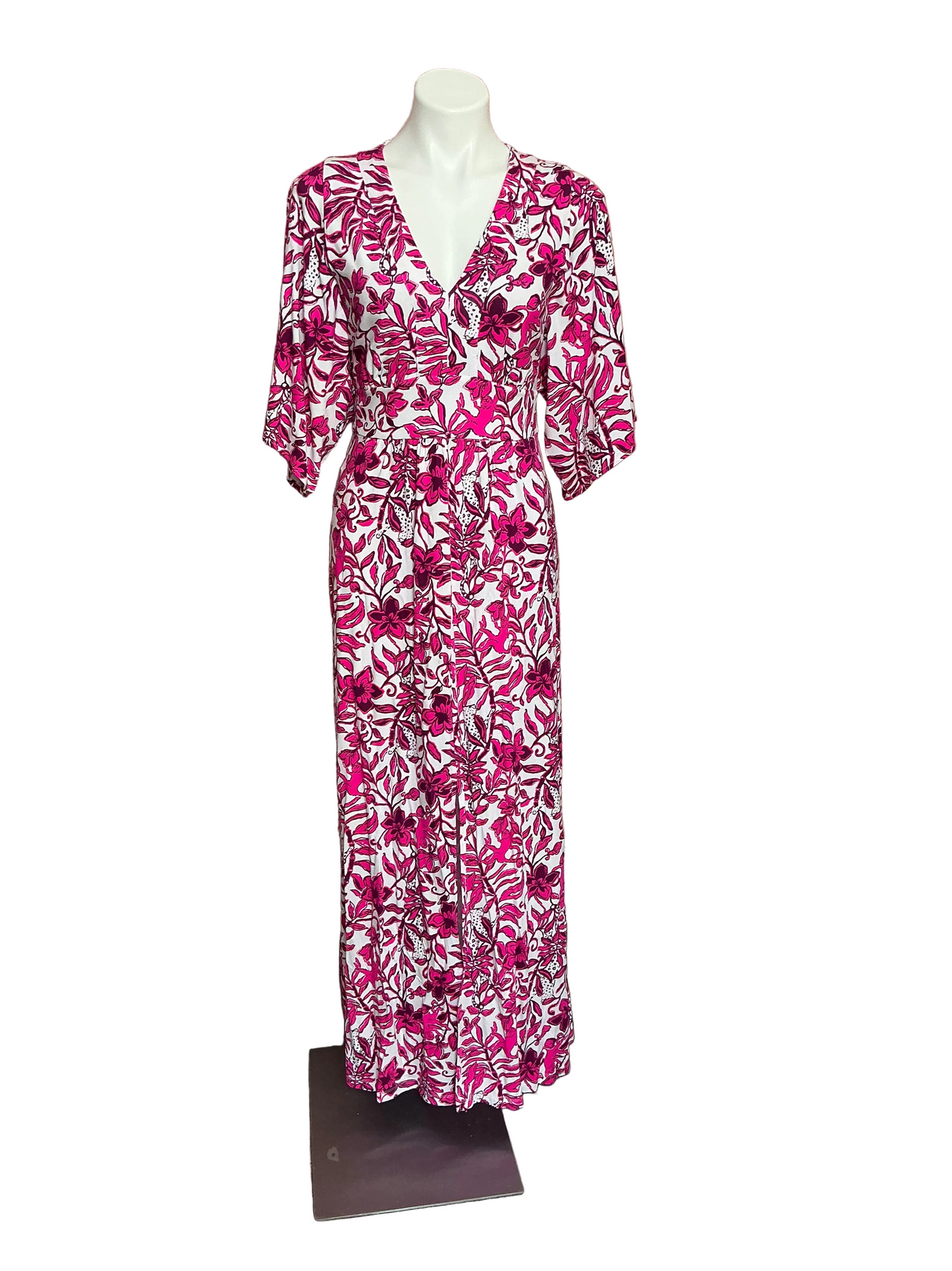 Lilly Pulitzer Roselle Maxi Dress - Elderflower Blossom Lil Escape Plan - Size 6