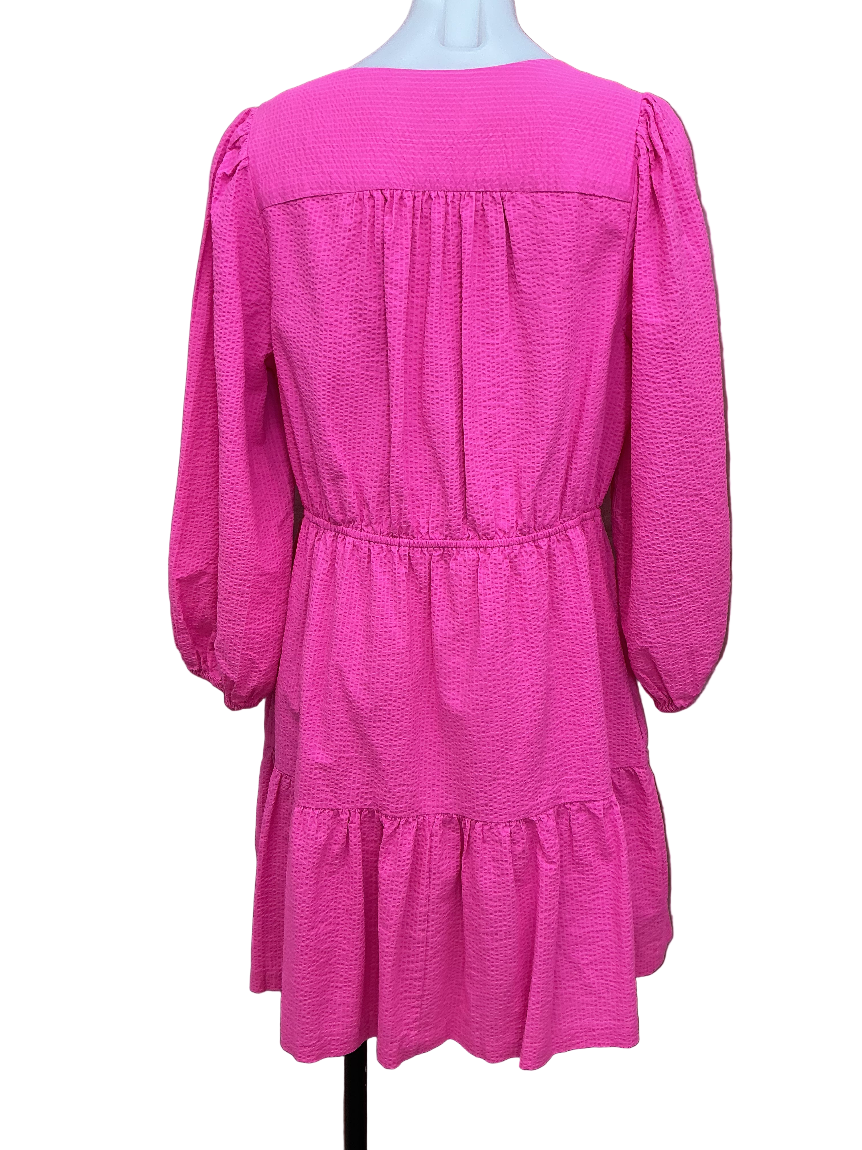 Lilly Pulitzer NWT Deacon 3/4 Sleeve V-Neck Passion Fruit Pink - Size 14