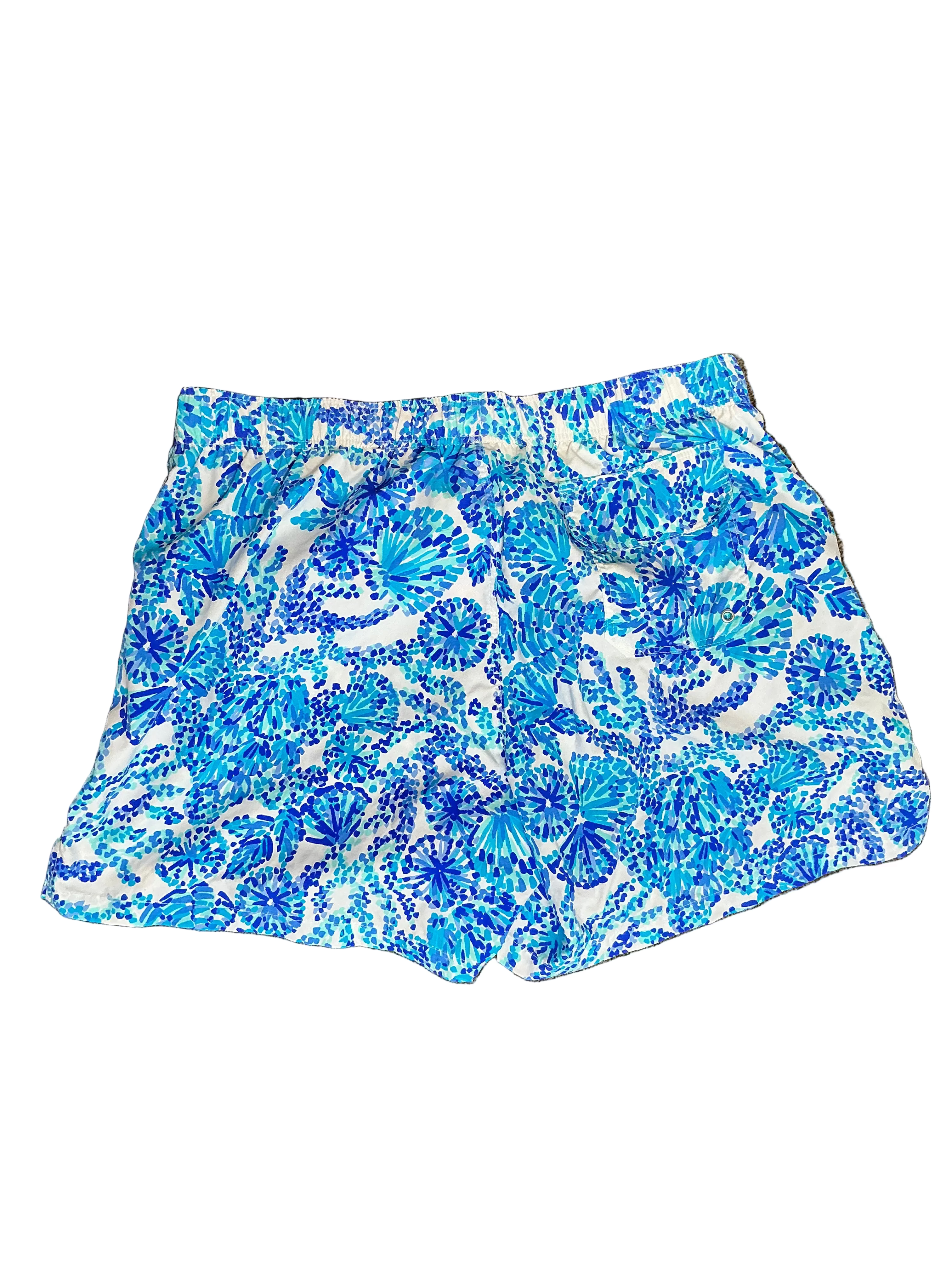 Lilly Pulitzer Kylar Knit Short - Turquoise Oasis Shell Me You Love Me - Size XXL