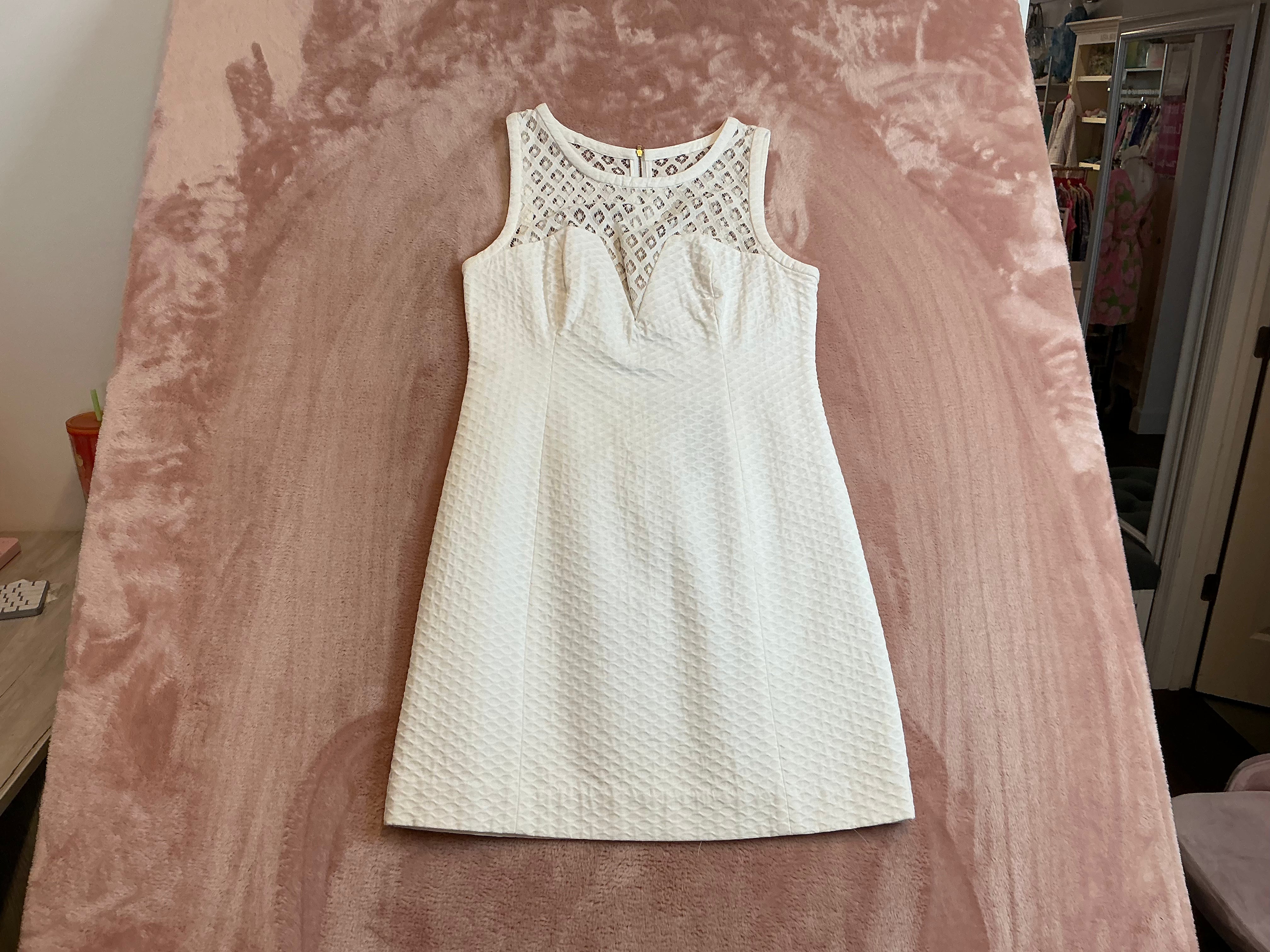 Lilly Pulitzer NWT vandalia shift resort white Dress - Size 10