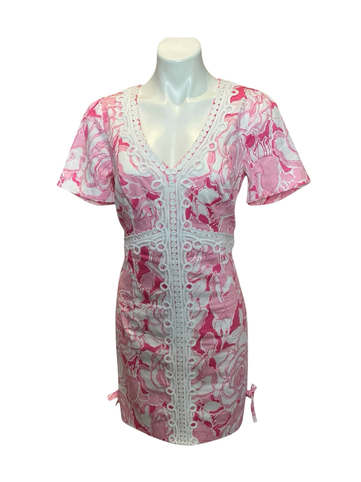 Lilly Pulitzer Evita Shift Dress Confetti Pink Rosanna - Size 10