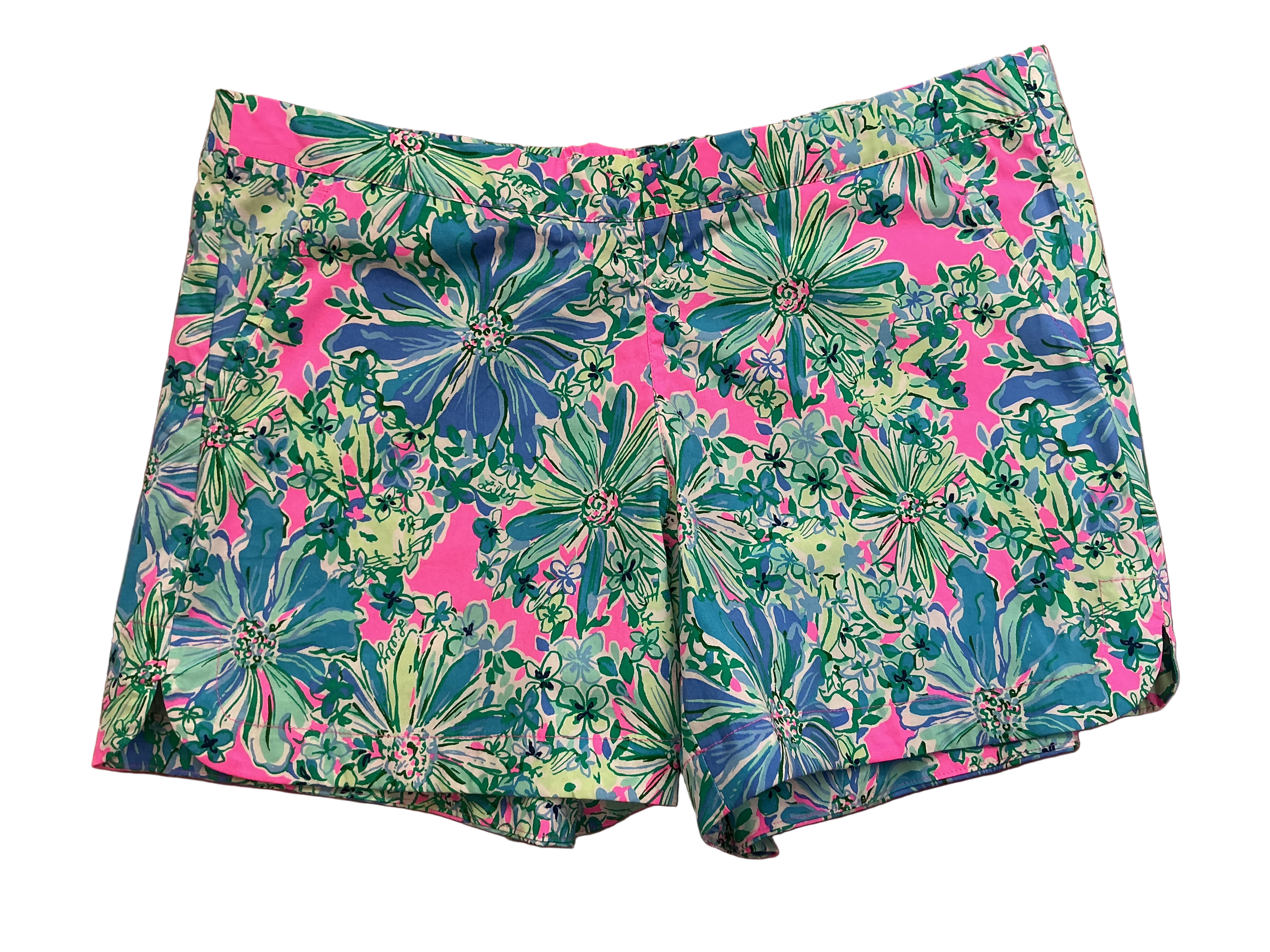 Lilly Pulitzer NWT Ocean View Short Soleil Pink Good Hare Day - Size L