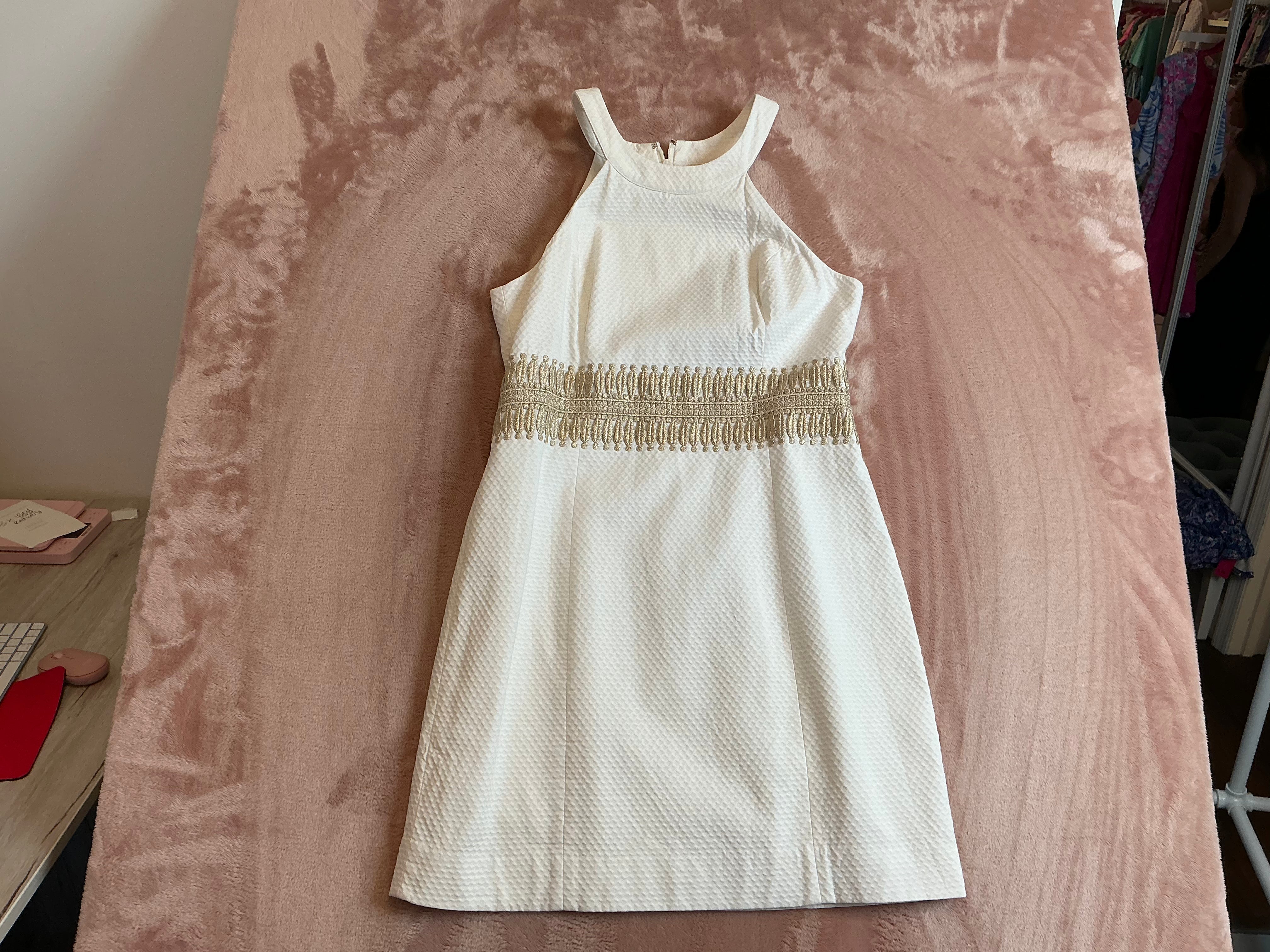 Lilly Pulitzer NWT Ashlyn shift resort white - Size 12