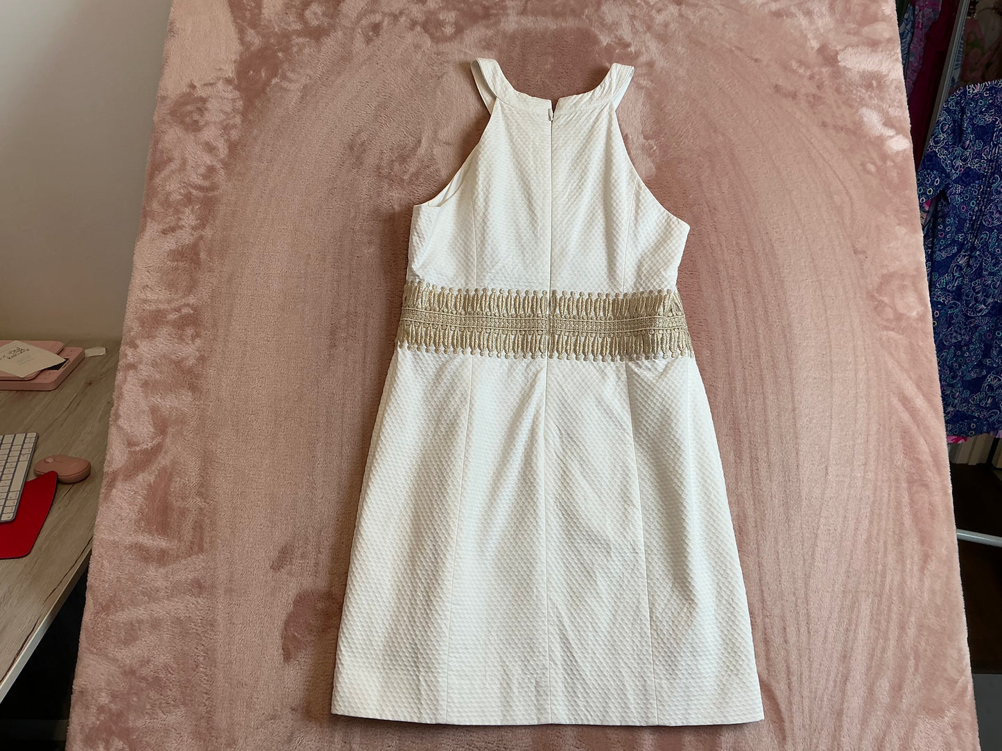 Lilly Pulitzer NWT Ashlyn shift resort white - Size 12