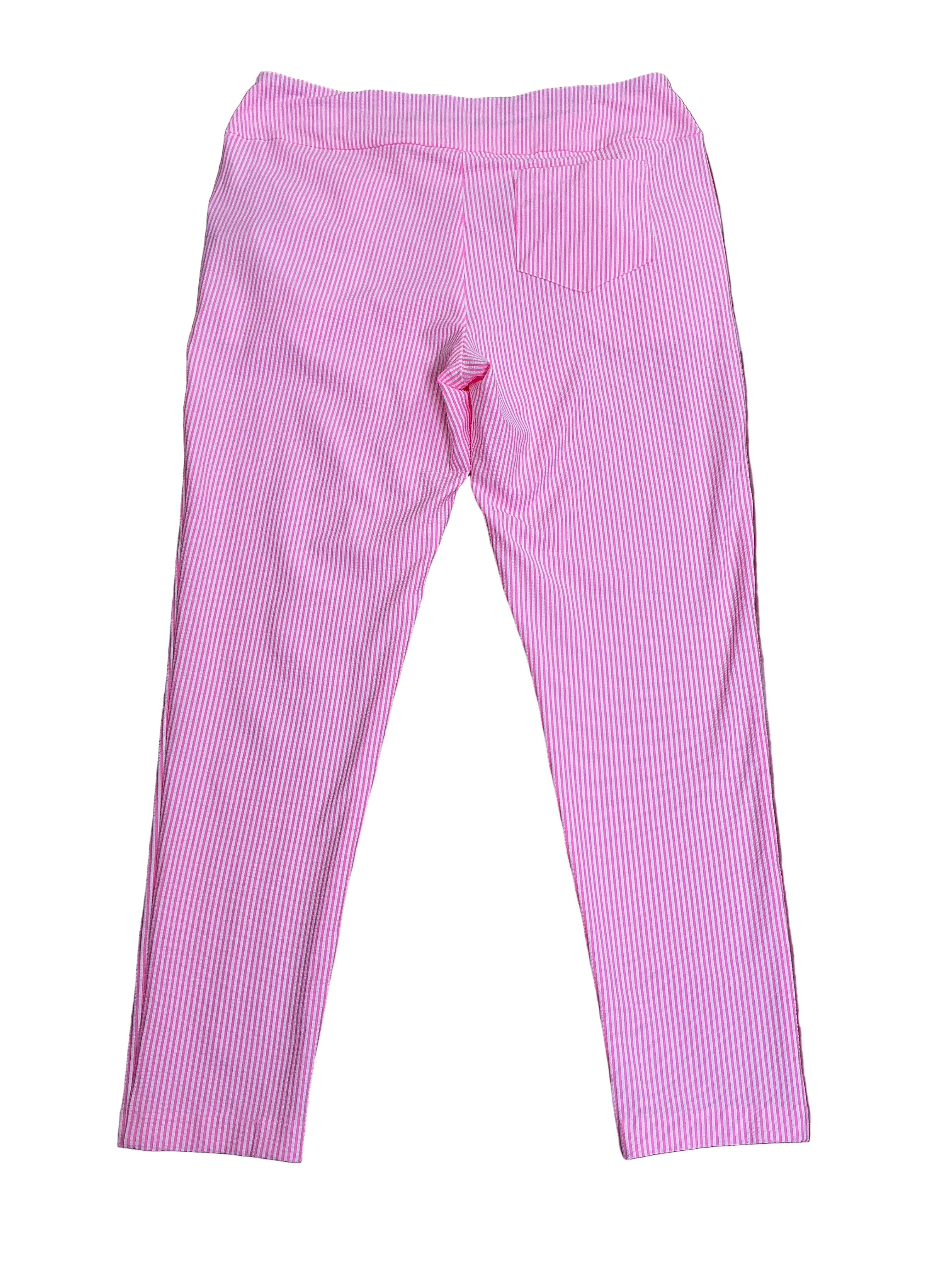 Lilly Pulitzer NWT Corso Pant UPF 50+ Havana Pink Performance Seersucker - Size 16