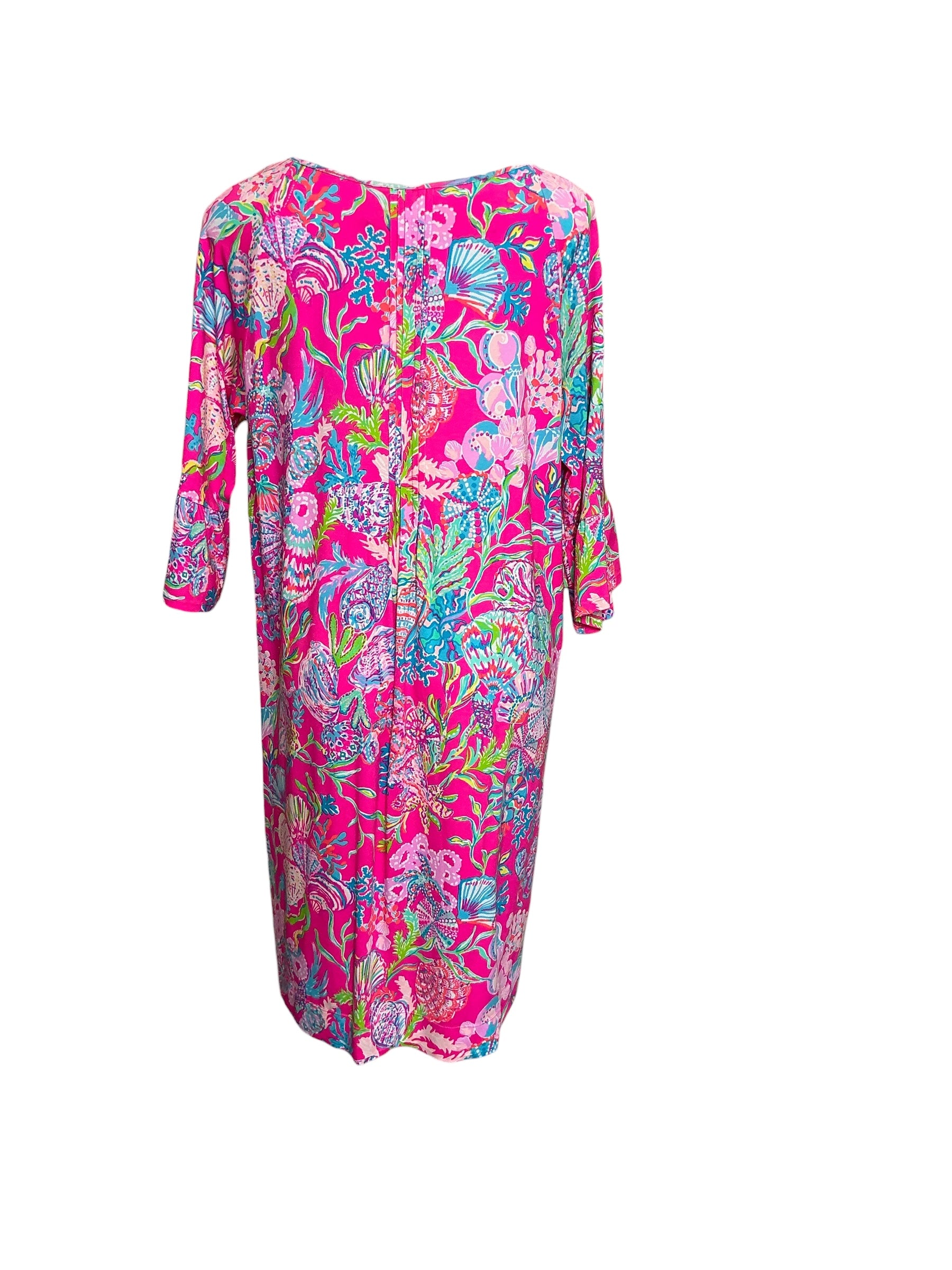 Lilly Pulitzer  NWT Krista Dress Pink Isle Shell Me Something Good Size XL