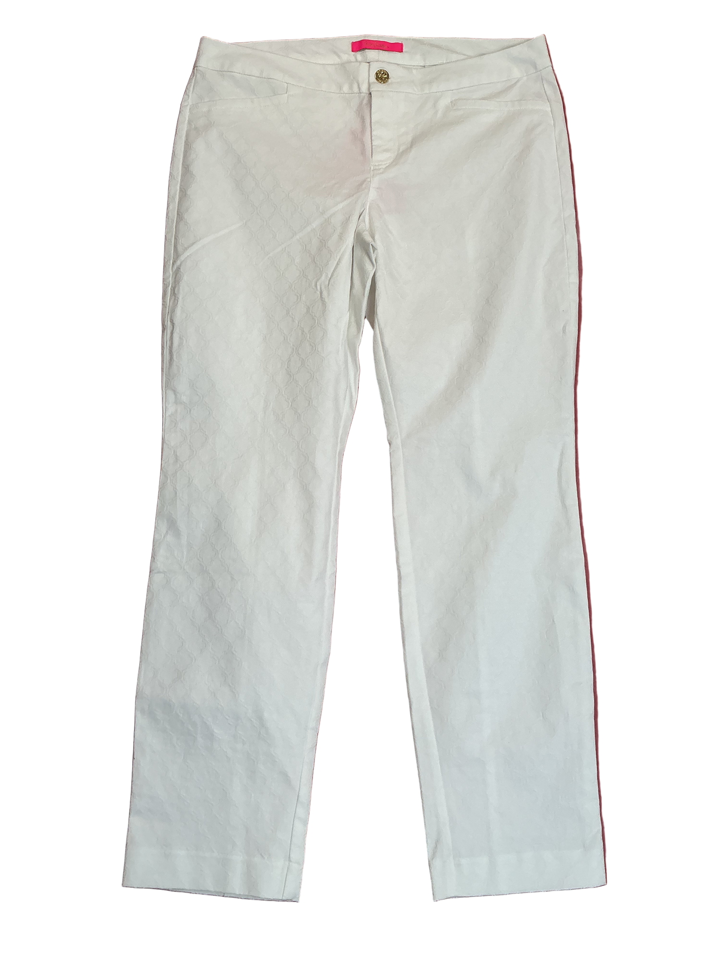 Lilly Pulitzer NWT Kelly Skinny Ankle Pants Resort White - Size 12