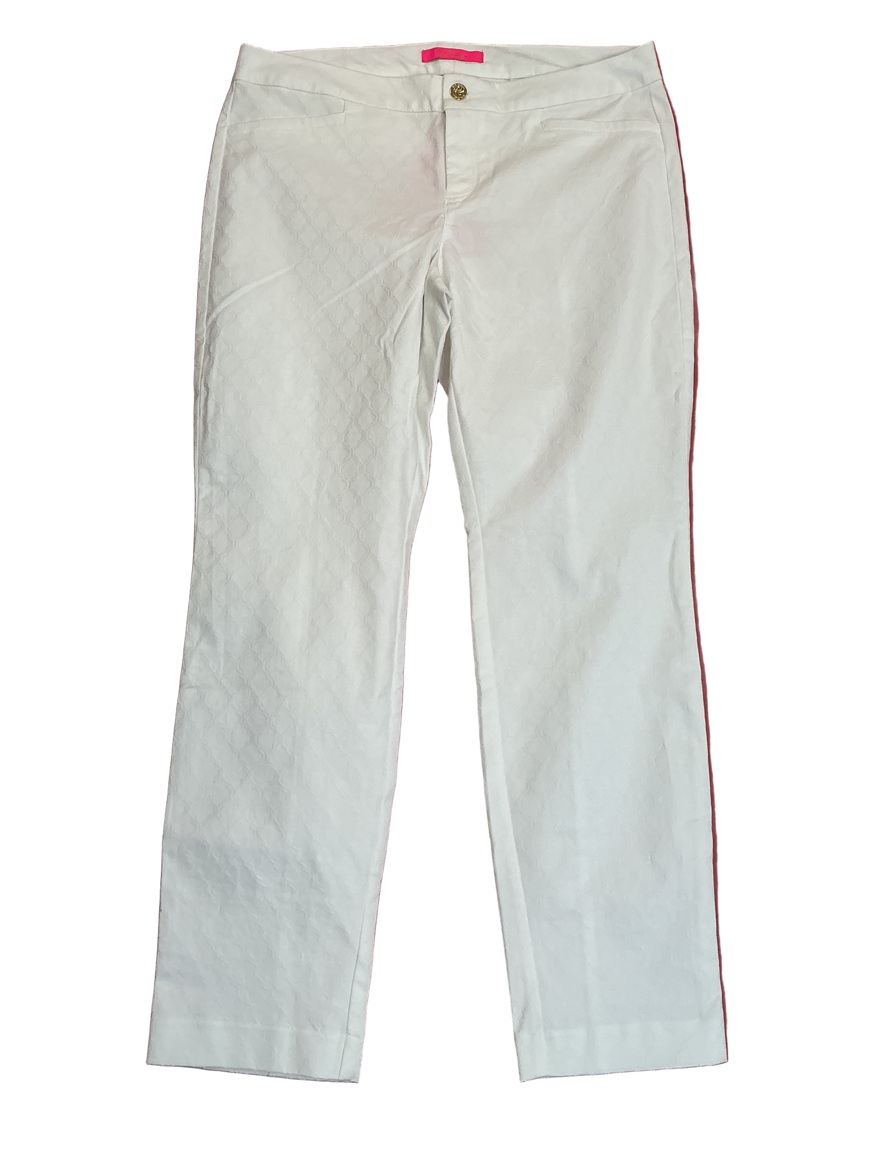 Lilly Pulitzer NWT Kelly Skinny Ankle Pants Resort White - Size 12