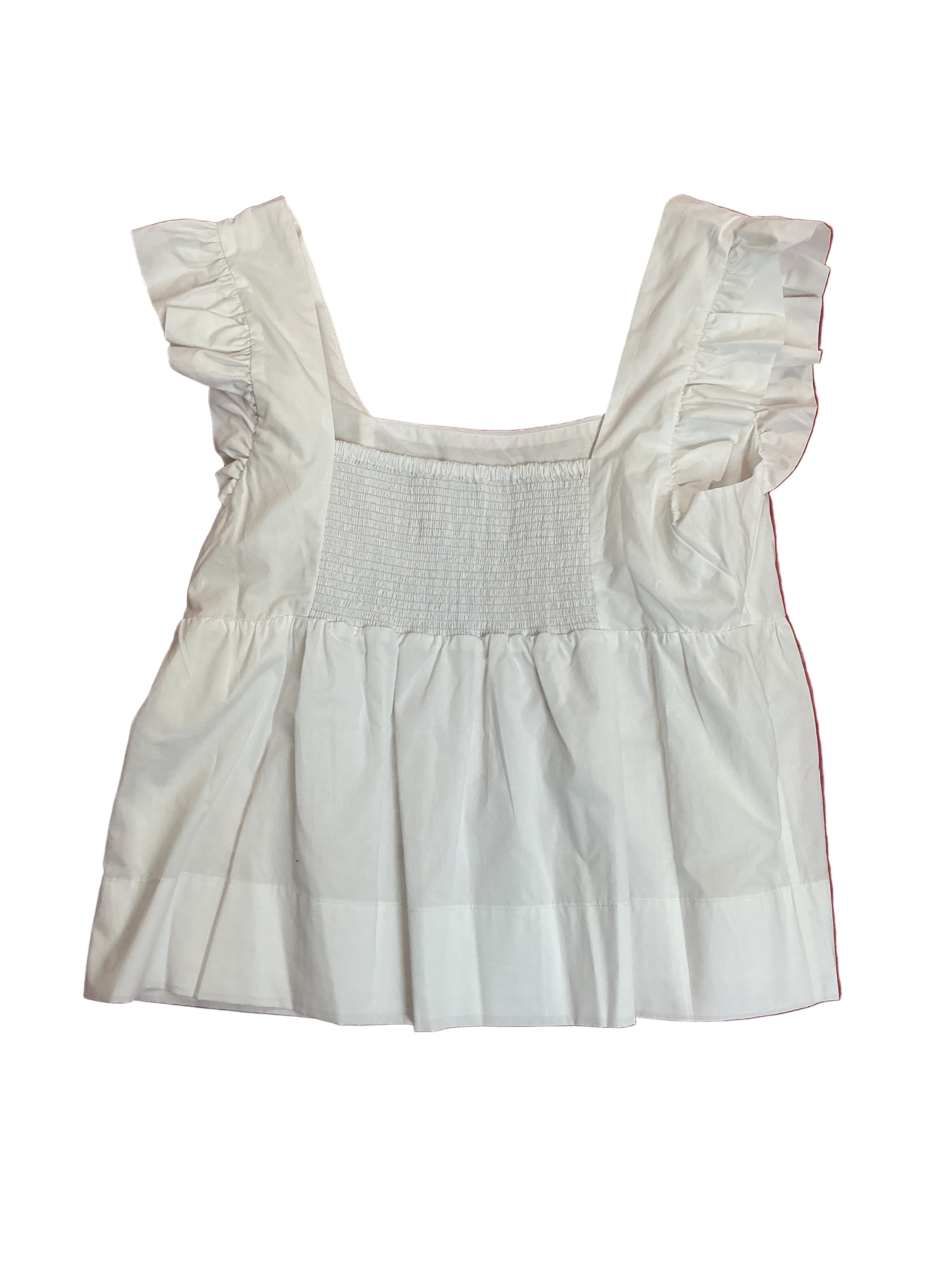 Lilly Pulitzer NWT Tiana Babydoll Cotton Top Resort White - Size 12