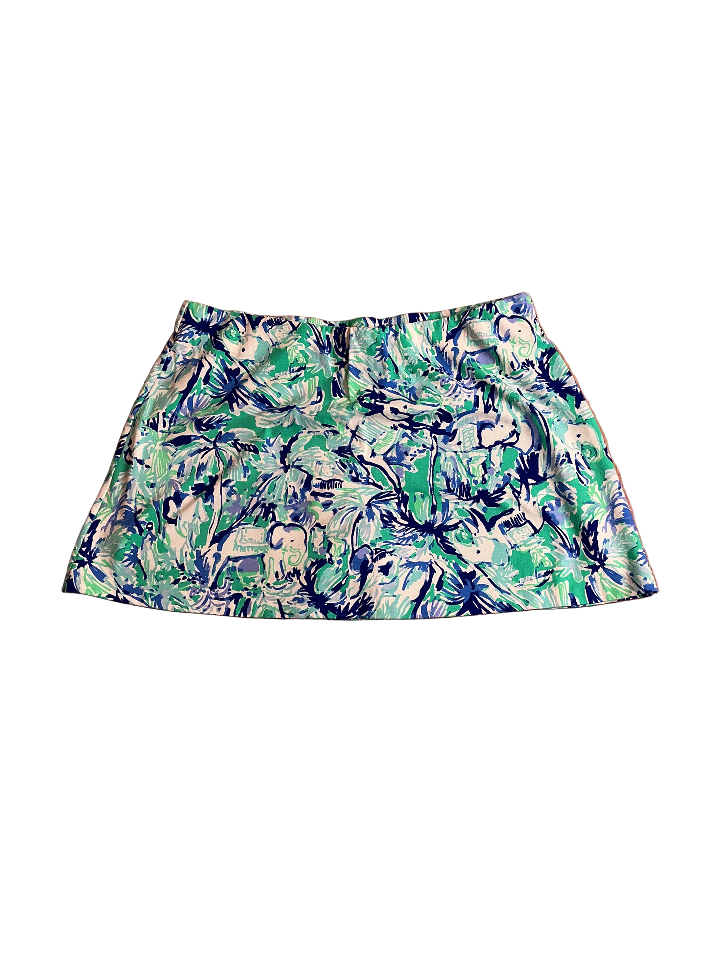 Lilly Pulitzer NWT Madison Skort Tropical Tur Elephant Appeal - Size XL