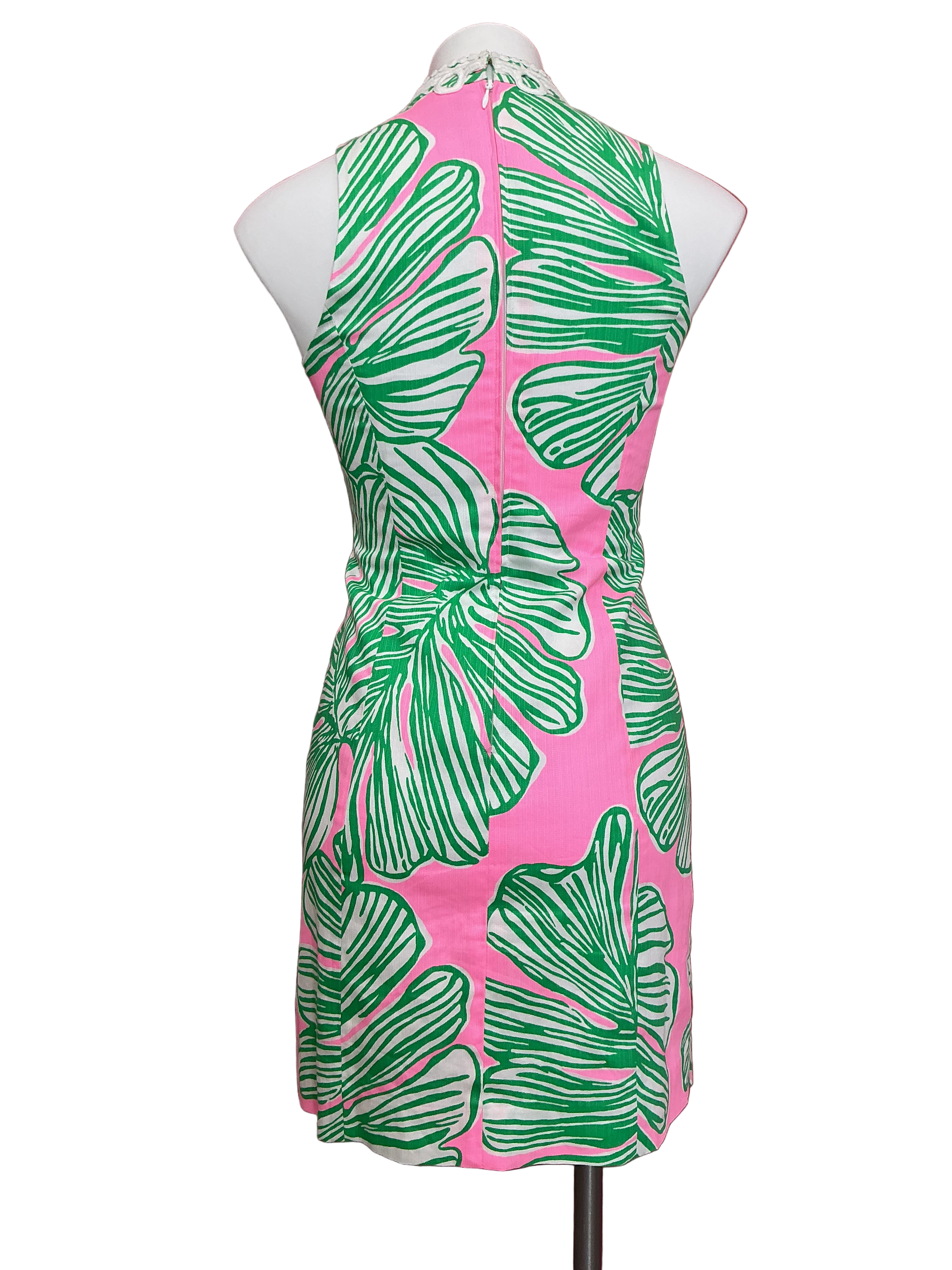 Lilly Pulitzer Alexa Stretch Shift Dress - Mandevilla Baby Who Let The Founds Out - Size 0