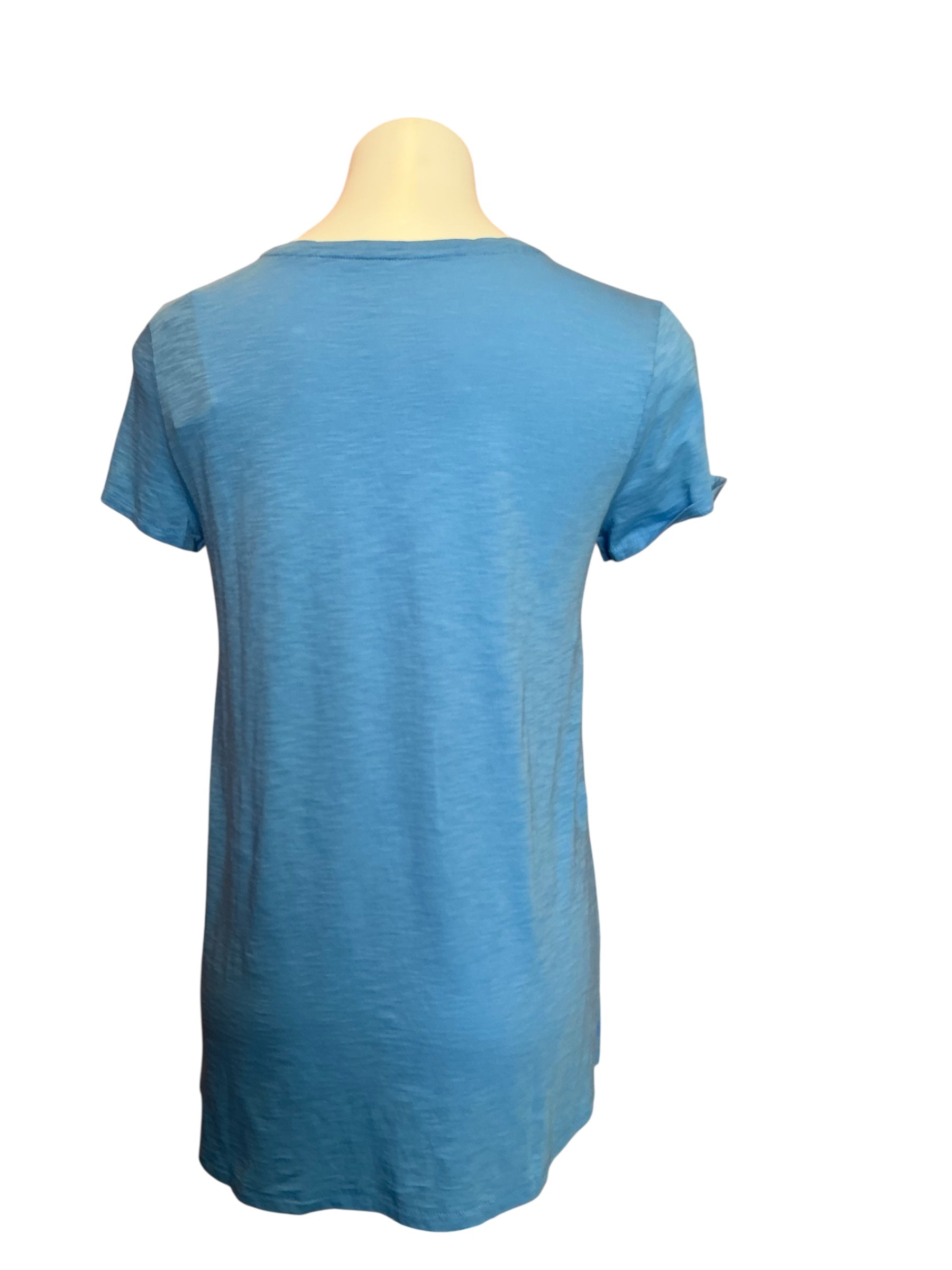 Lilly Pulitzer NWT Etta Tee Zanzibar Blue Size Small