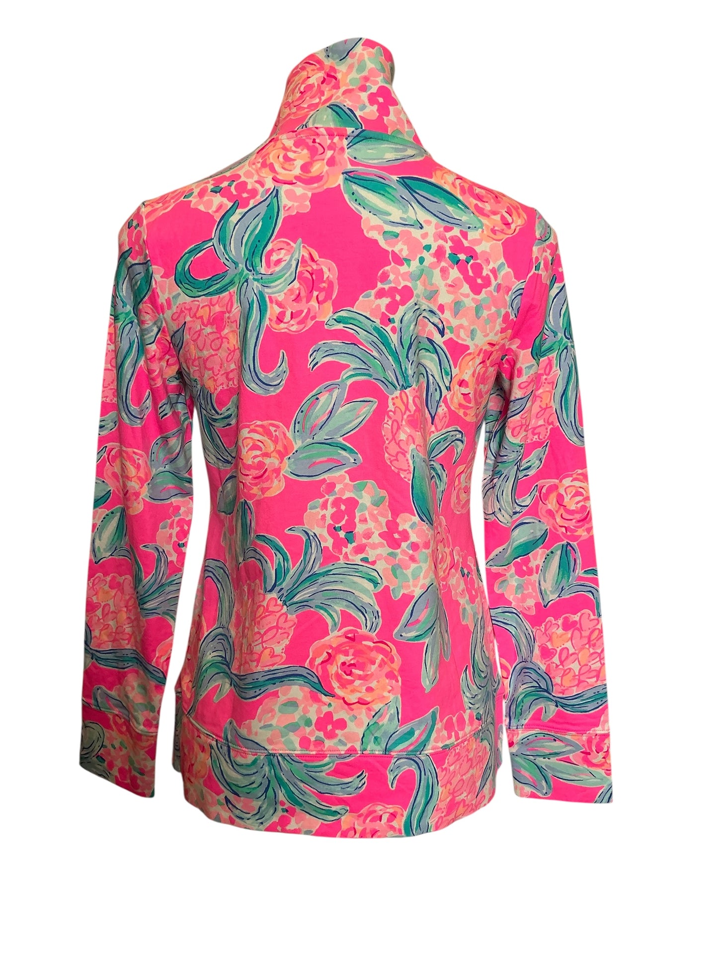 Lilly Pulitzer NWT Leona UPF50 Zip Up Size Small
