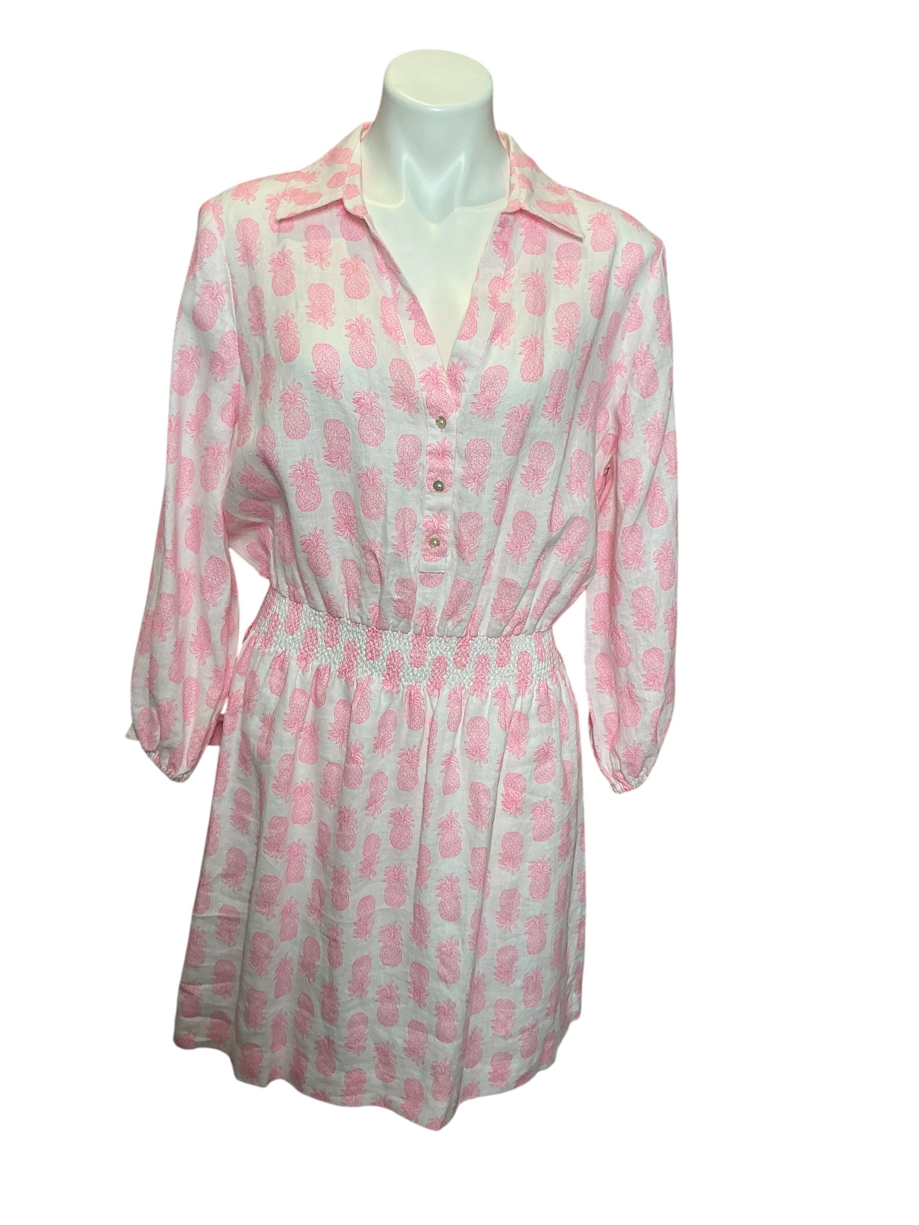Lilly Pulitzer NWT Abralynn Dress Rousseau Pink Slice Of Sunshine Size 16