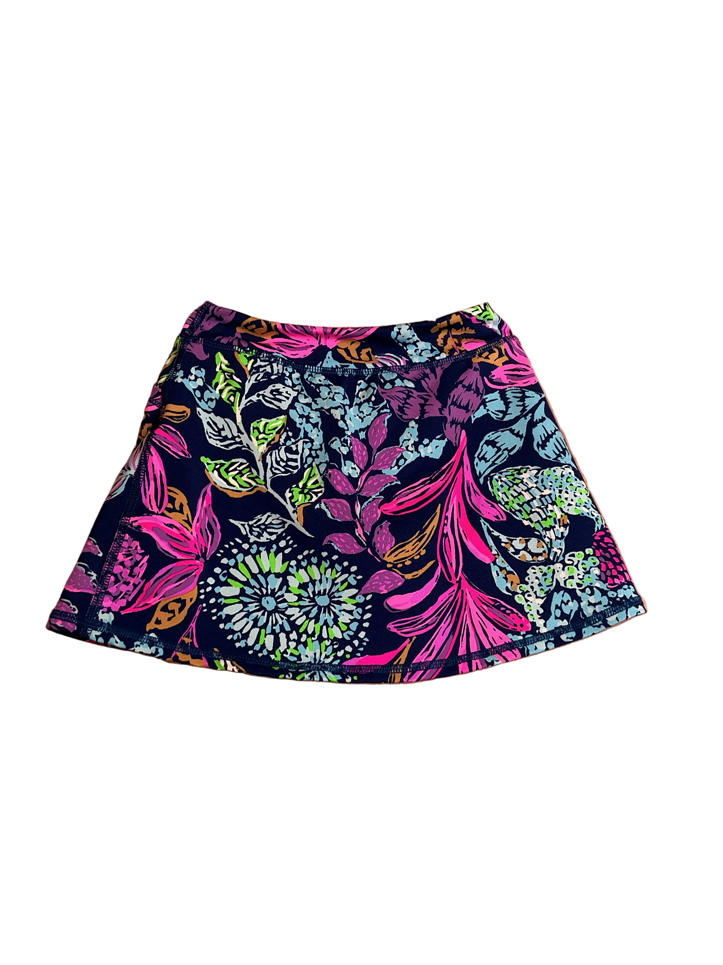 Lilly Pulitzer Mini Maryana Skort Aegean Navy Calypso Coast - Size S (4-5)