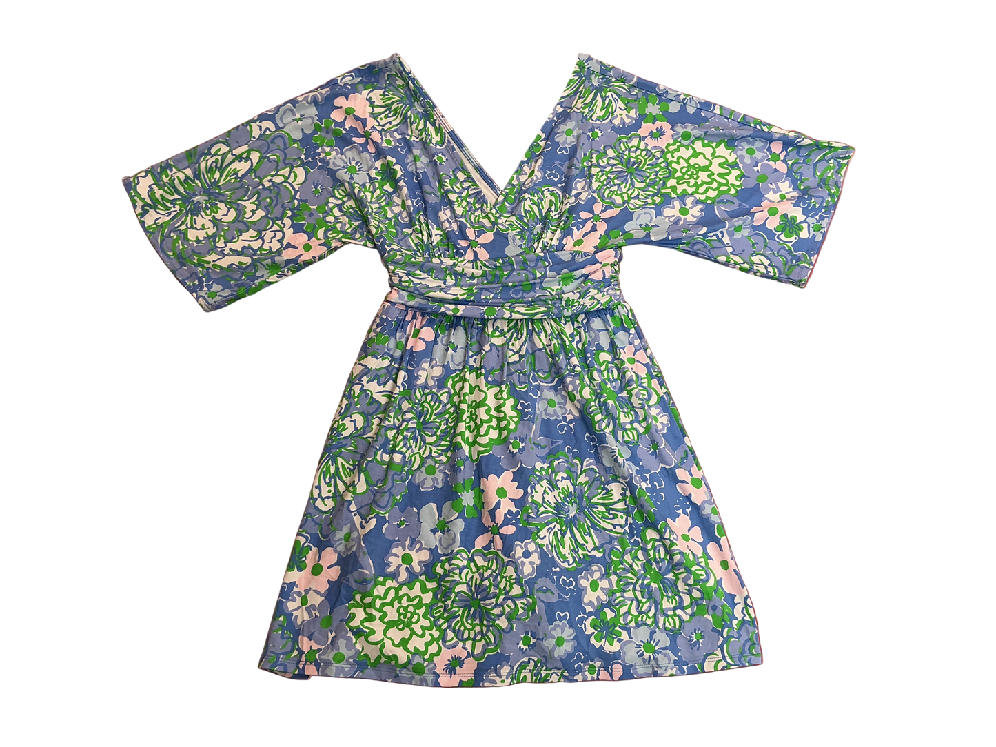 Lilly Pulitzer NWT Parigi Knitt Skort Romper Sunwashed Blue Plumes In Bloom - Size XXS
