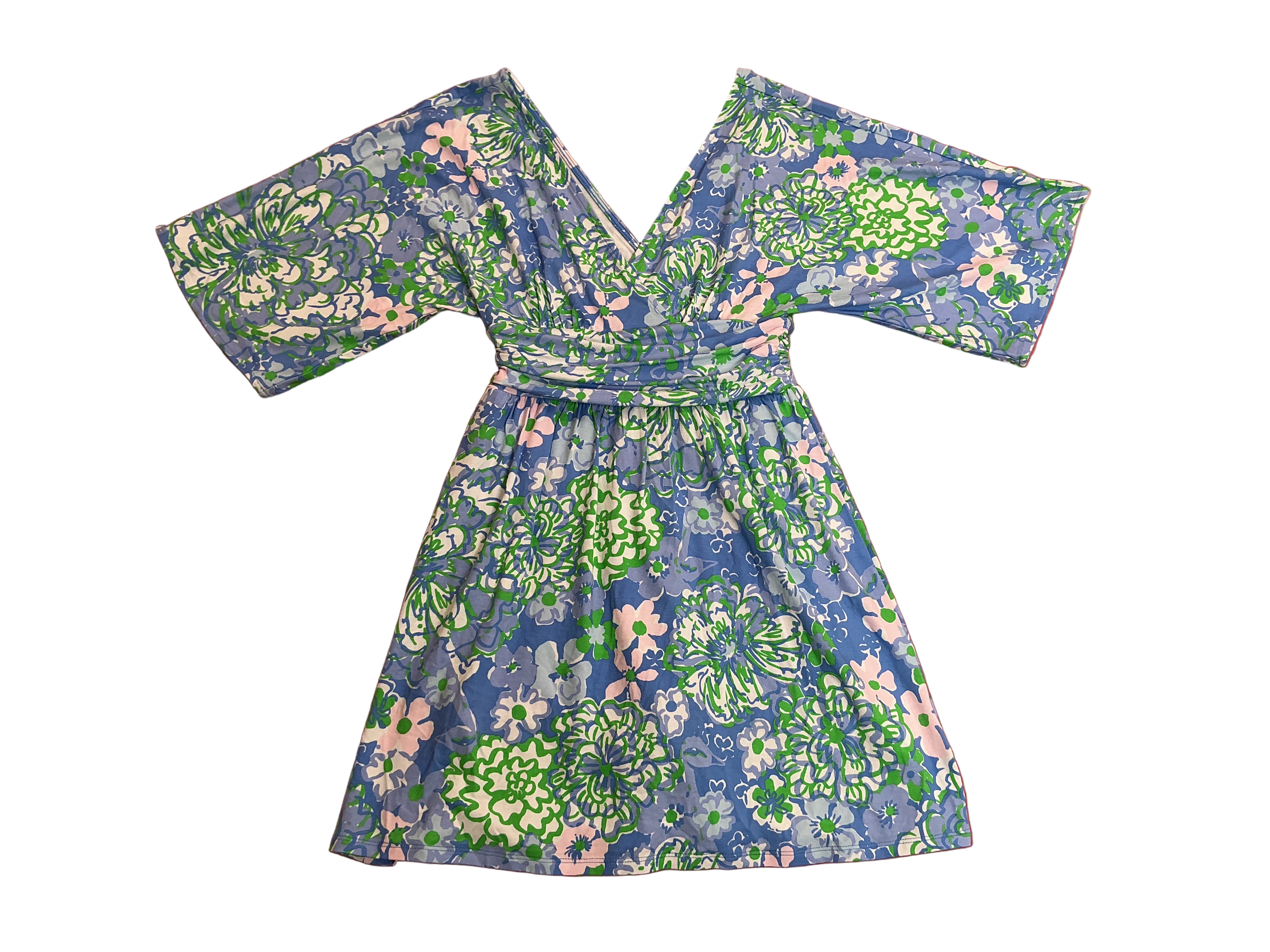 Lilly Pulitzer NWT Parigi Knitt Skort Romper Sunwashed Blue Plumes In Bloom - Size XXS