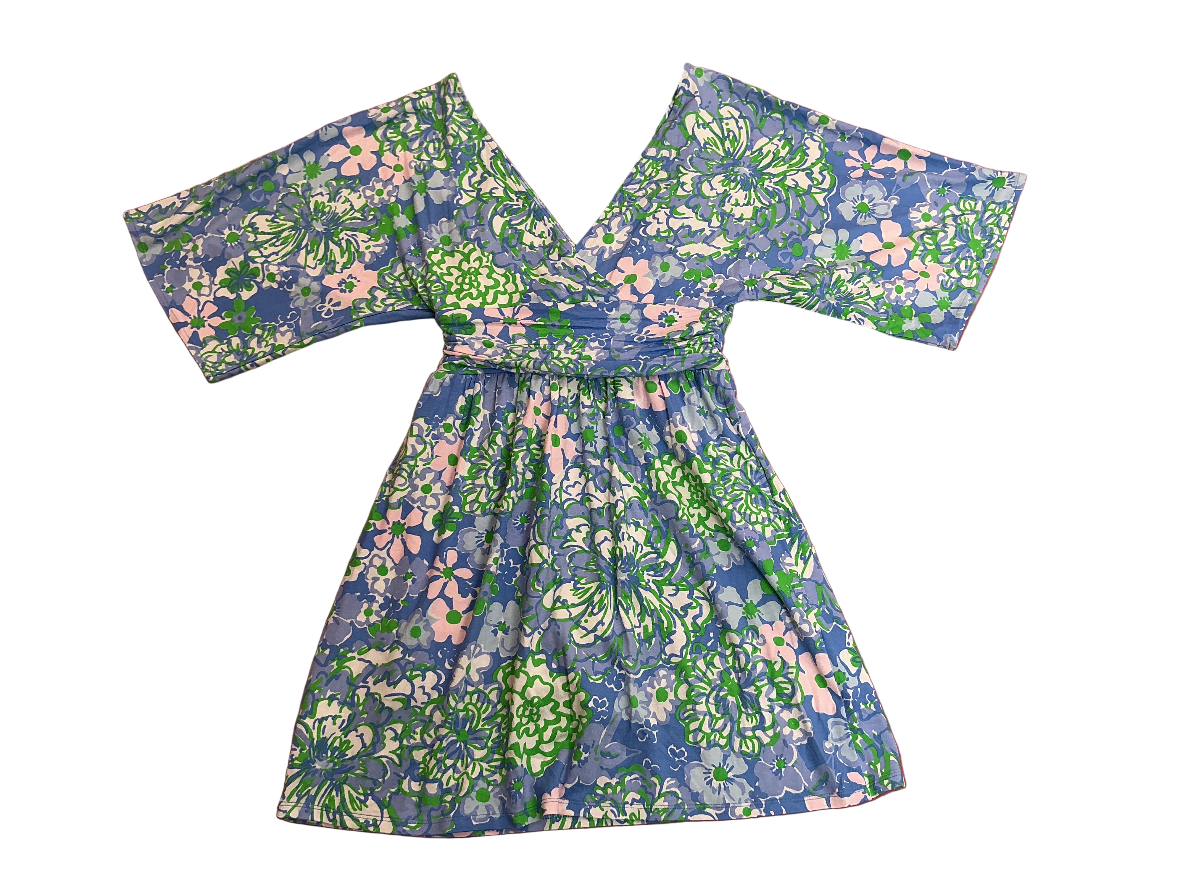 Lilly Pulitzer NWT Parigi Knitt Skort Romper Sunwashed Blue Plumes In Bloom - Size XXS