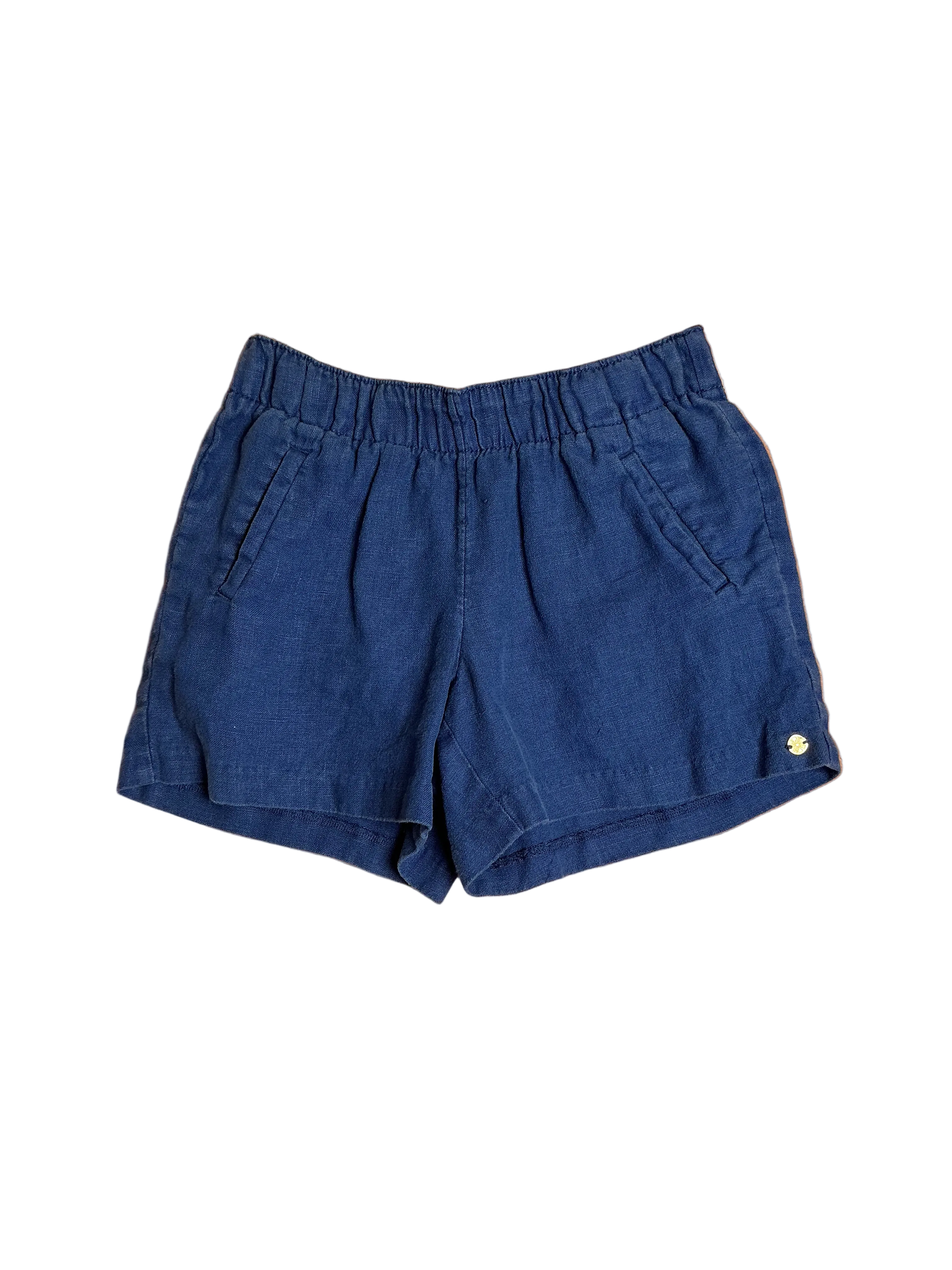 Lilly Pulitzer Lilo Linen Short True Navy - Size XXS