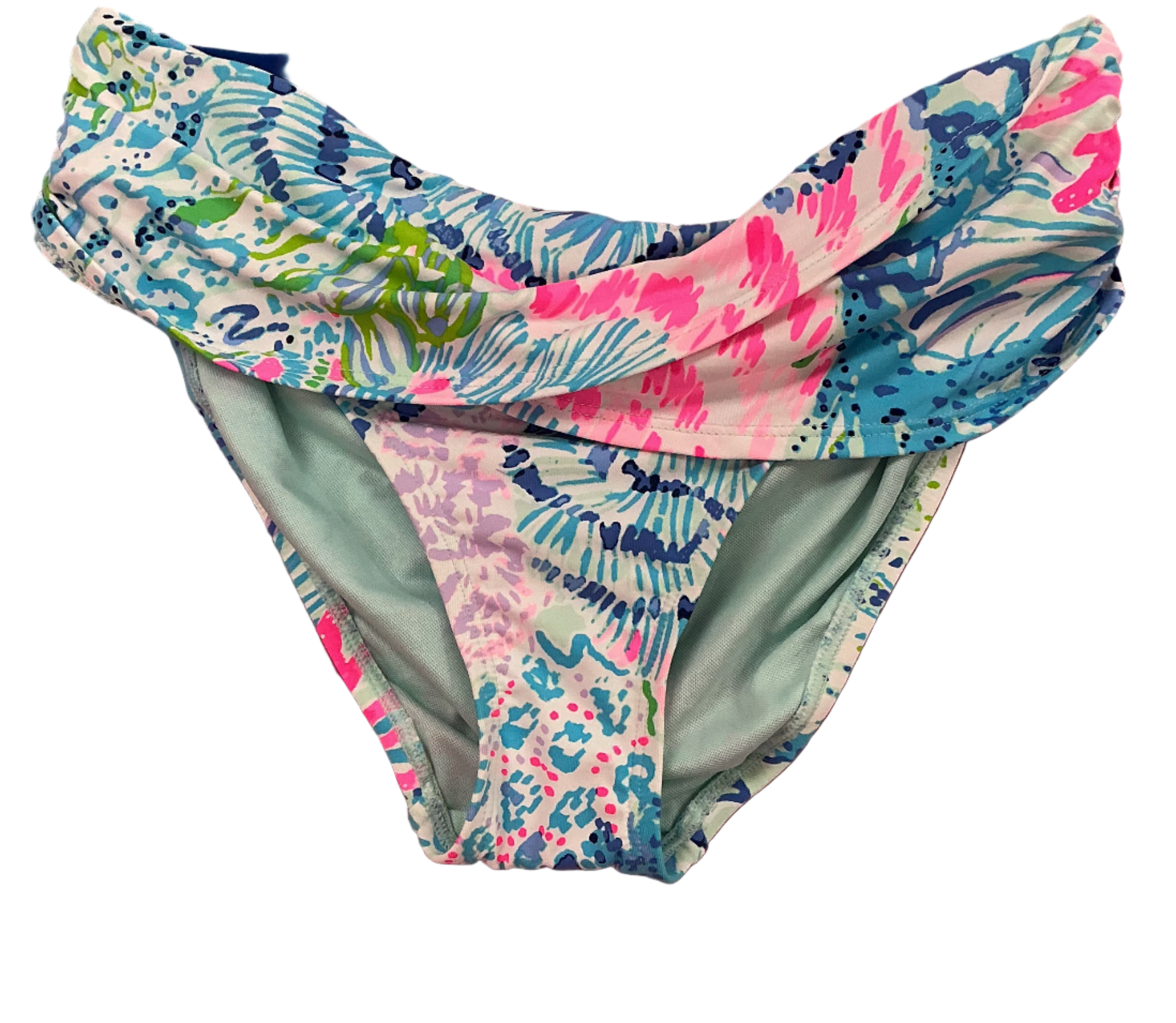 Lilly Pulitzer NWT -Lagoon Sarong Hipster Bottom - Multi Sink Or Swim - Size 4